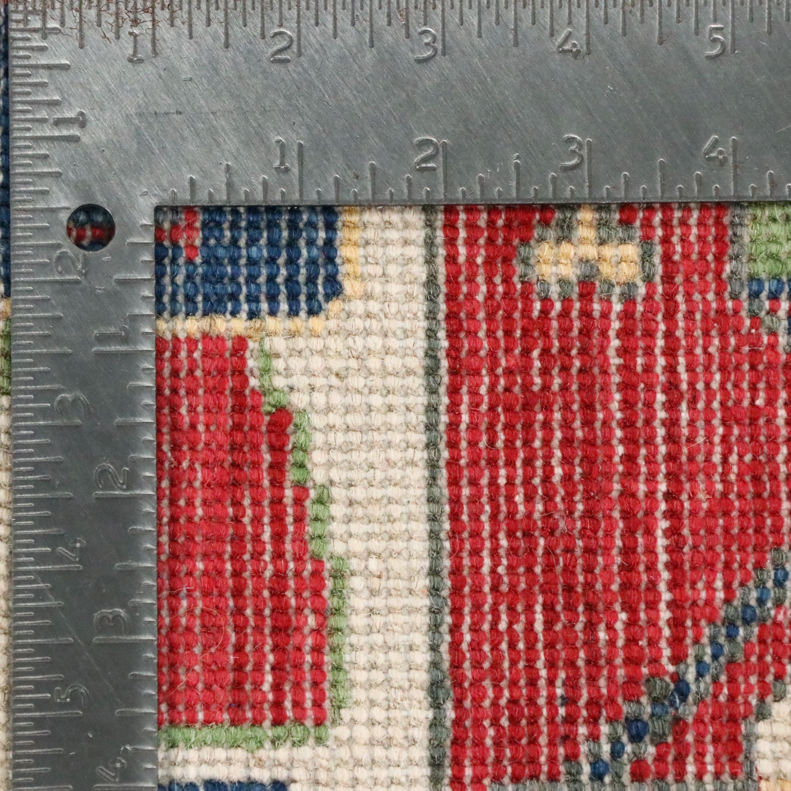 5'11 x 9' Hand-Knotted Afghan Pictorial War Area Rug