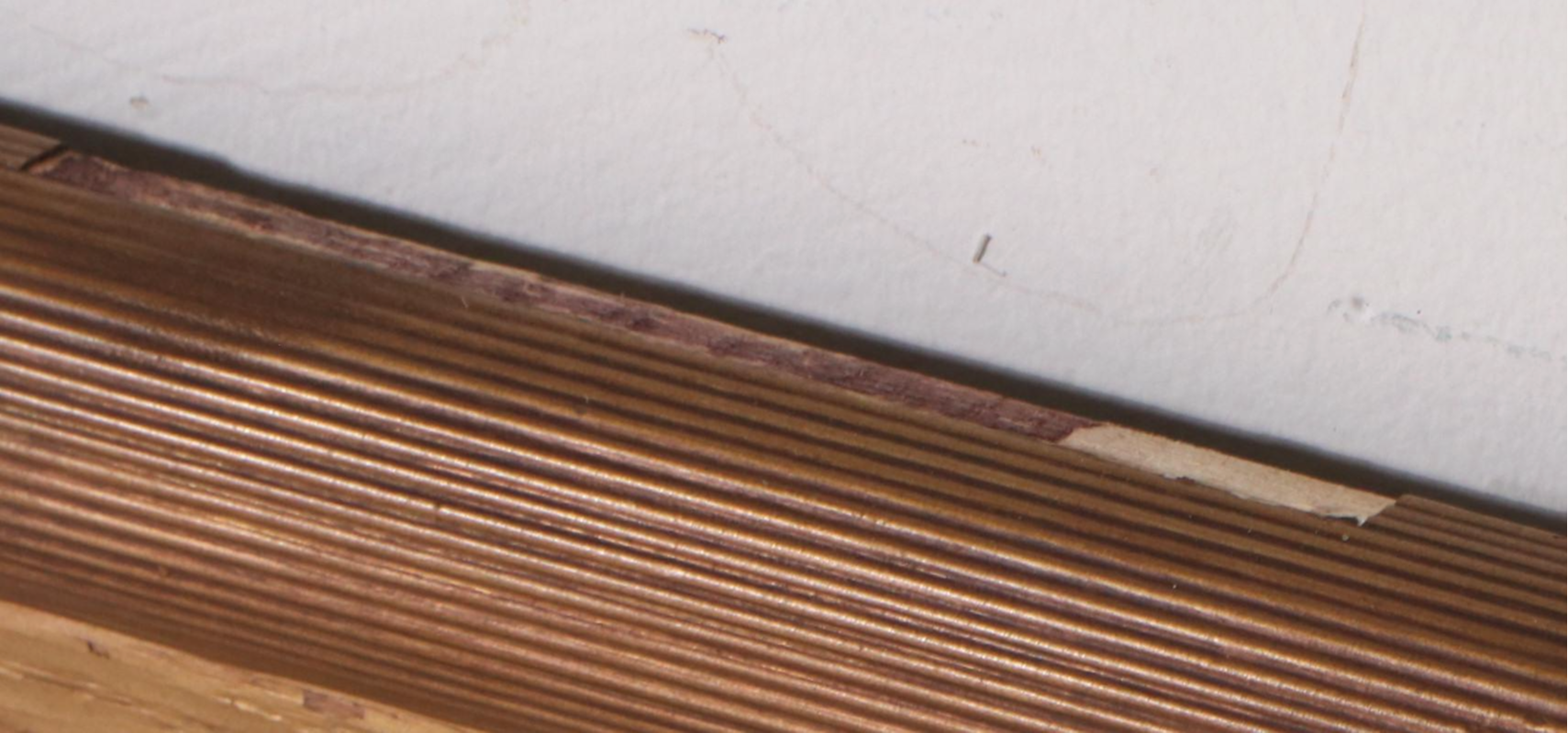 Giltwood and Gesso Triple Frame Wall Mirror with Grapevine and Floral Pattern