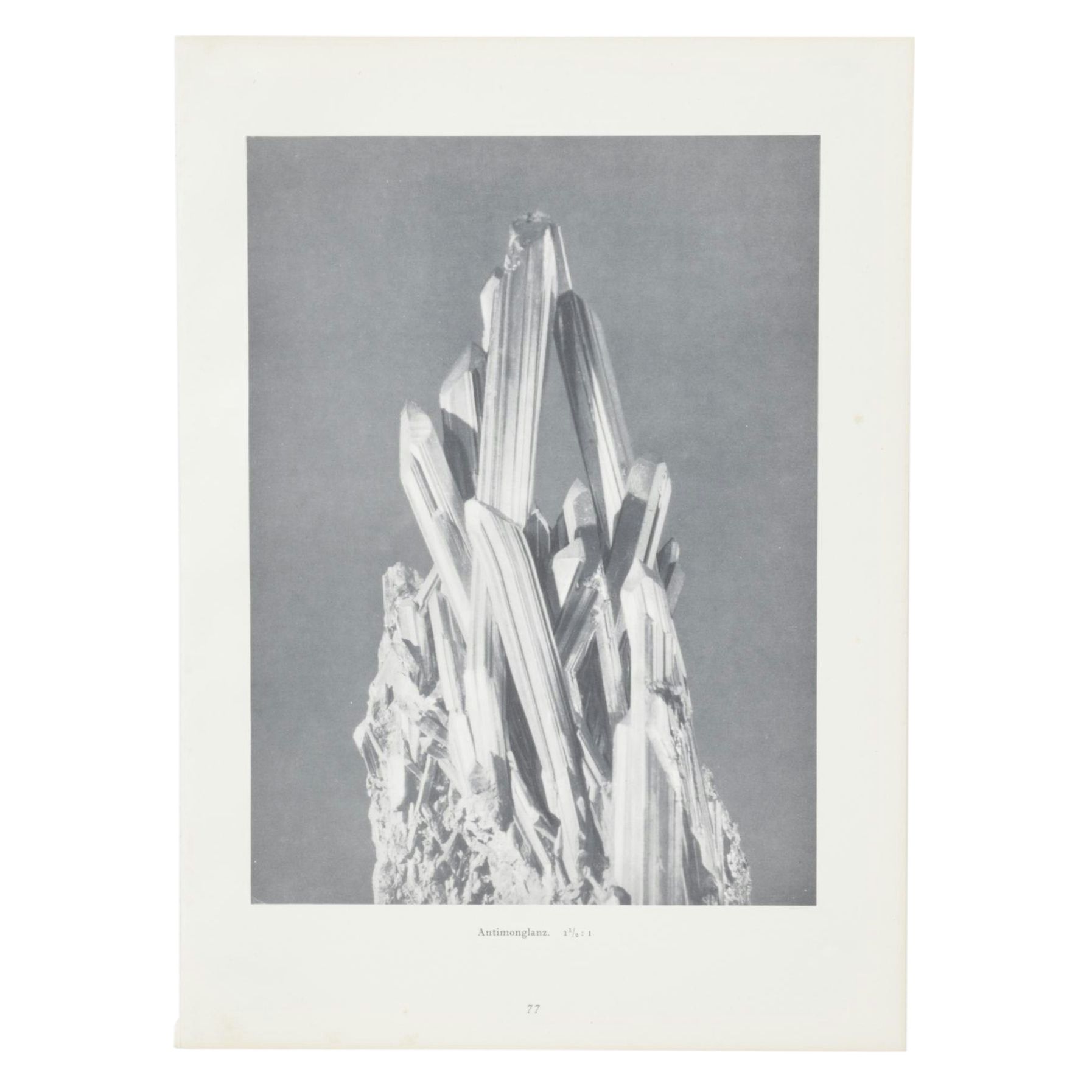 Oskar Prochnow Photogravure "Antimonglanz," 1928