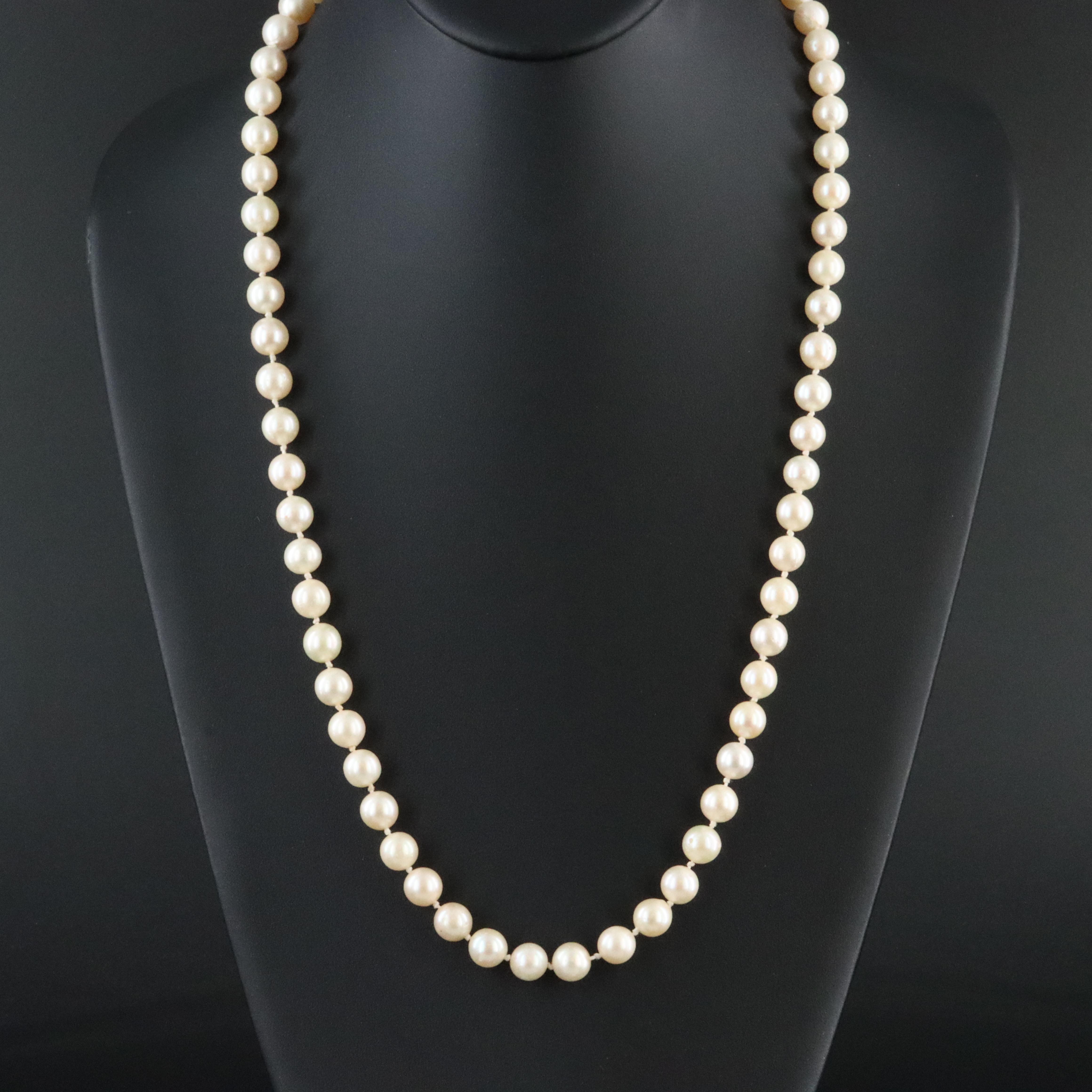 14K Pearl Necklace