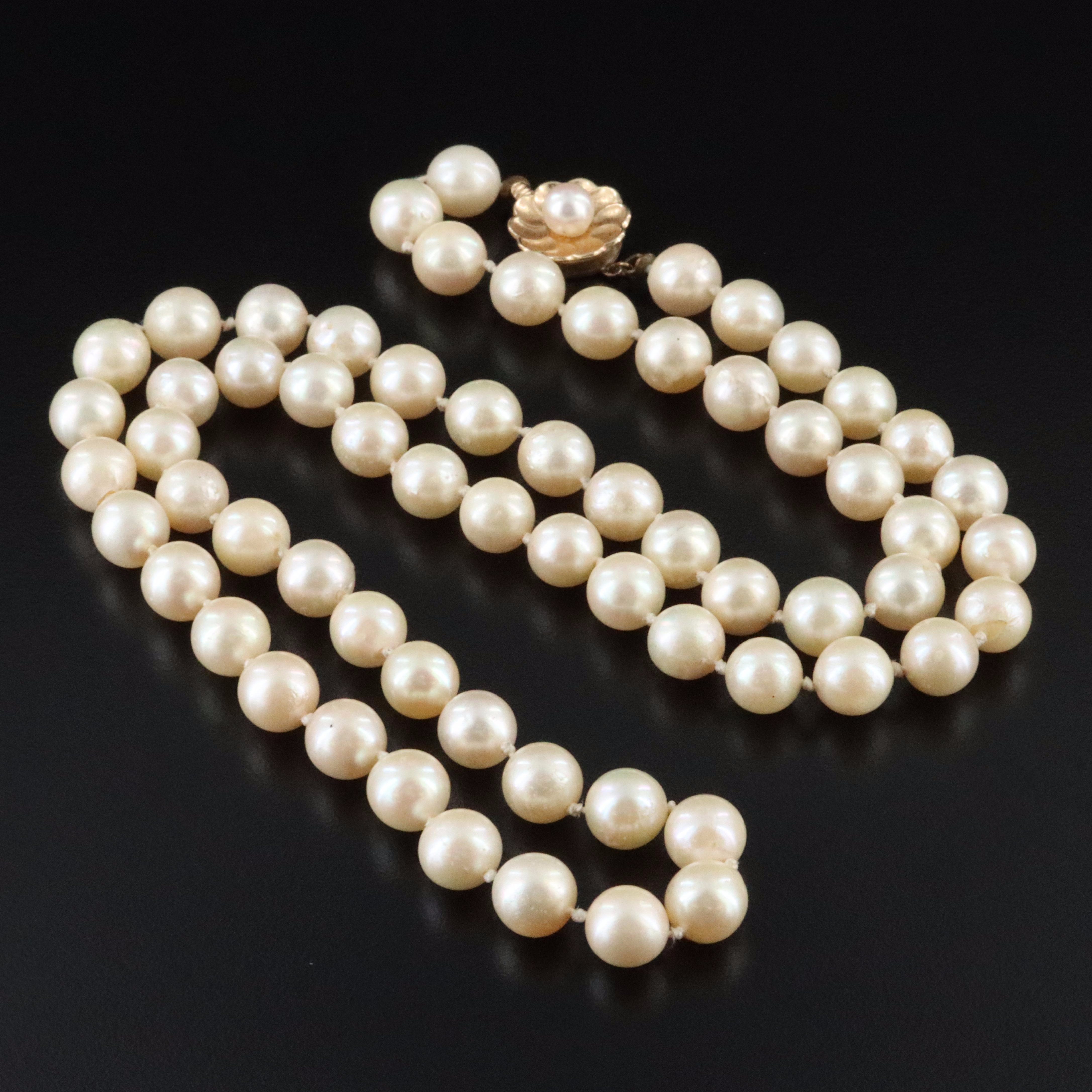 14K Pearl Necklace