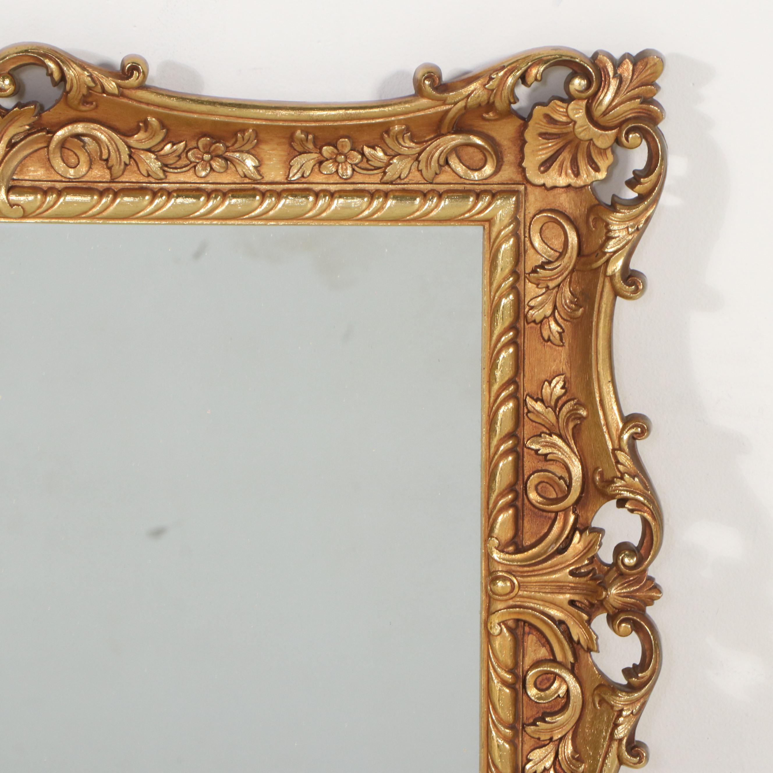 Baroque Revival Style Press-Formed Wall Mirror