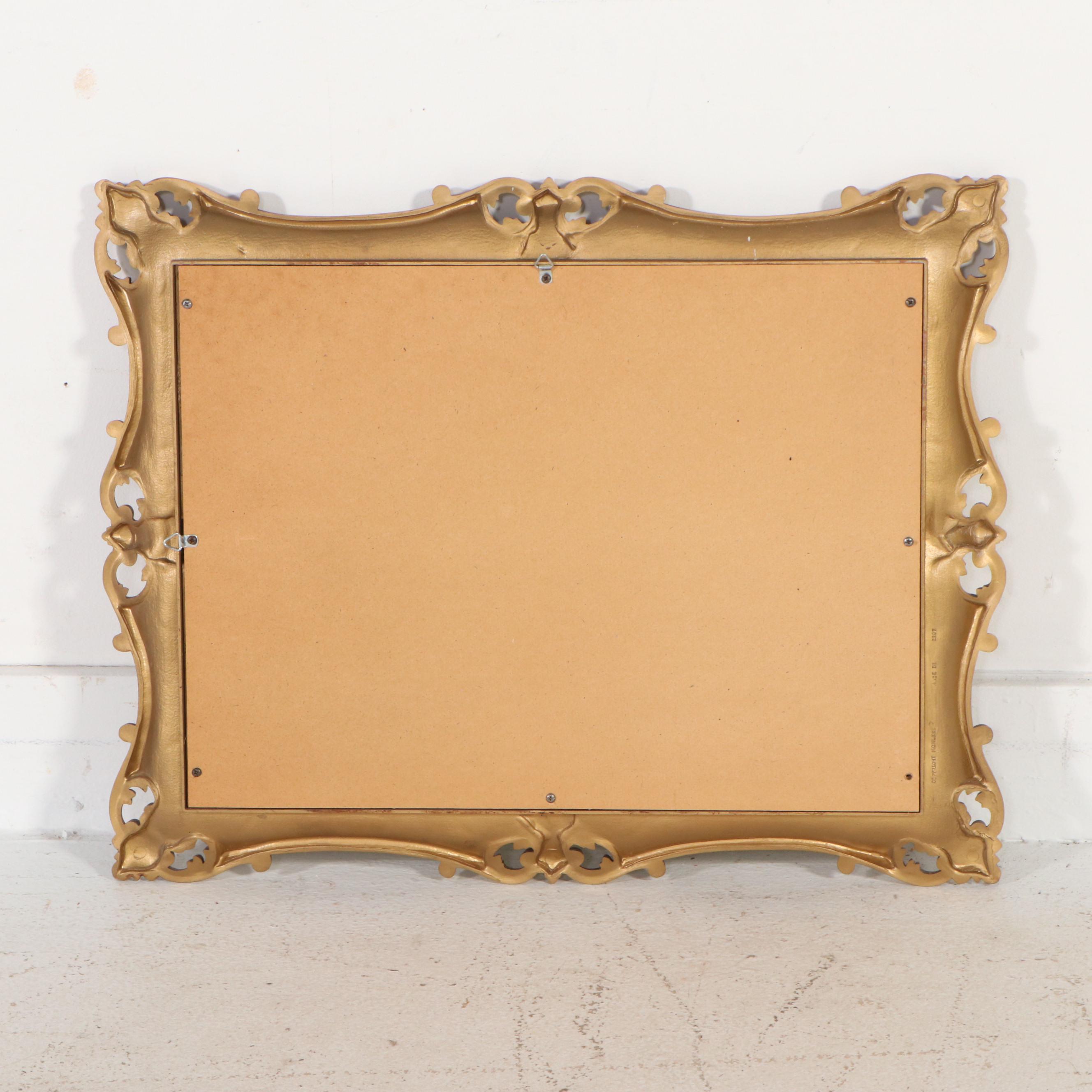 Baroque Revival Style Press-Formed Wall Mirror