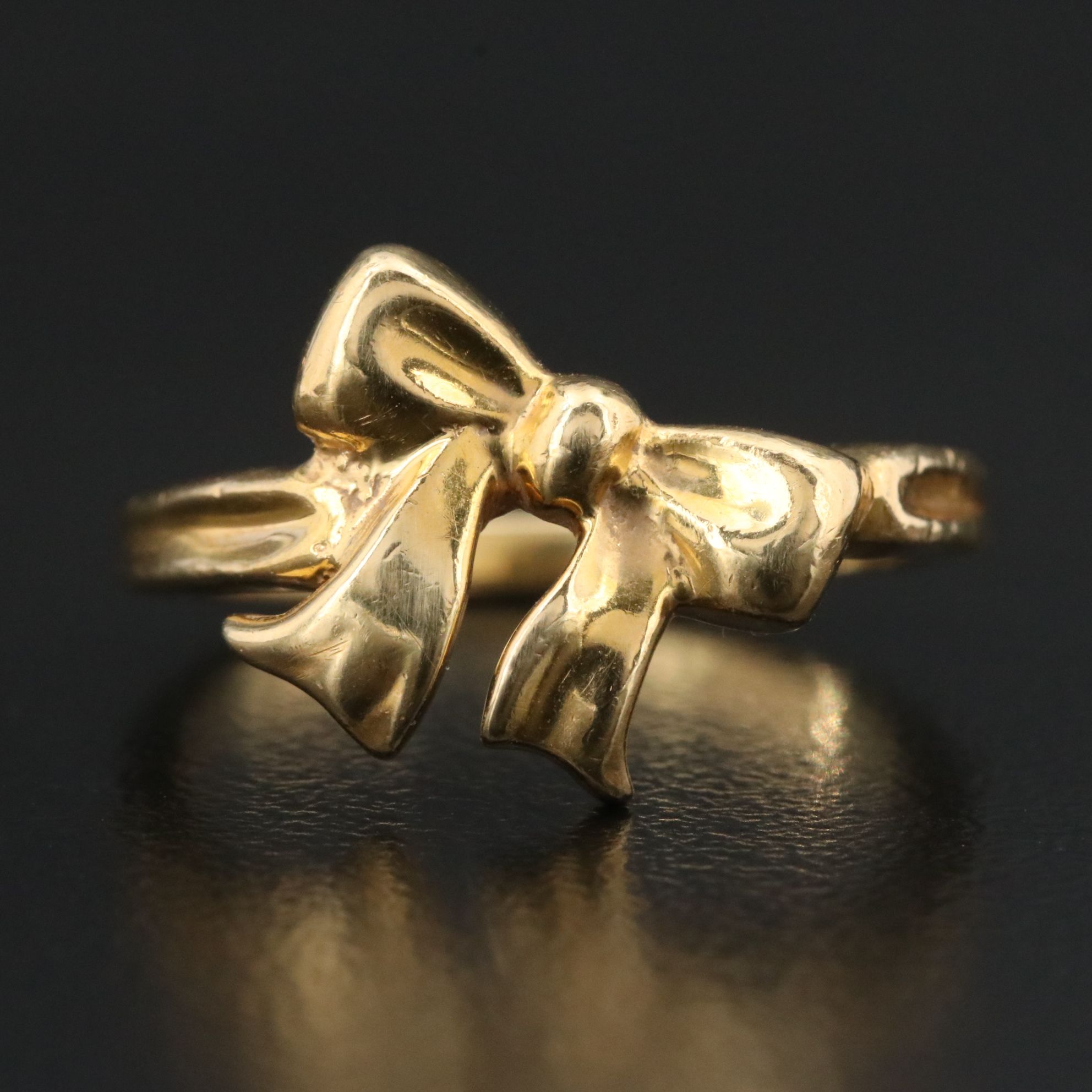 Tiffany & Co. 18K Ribbon Bow Ring