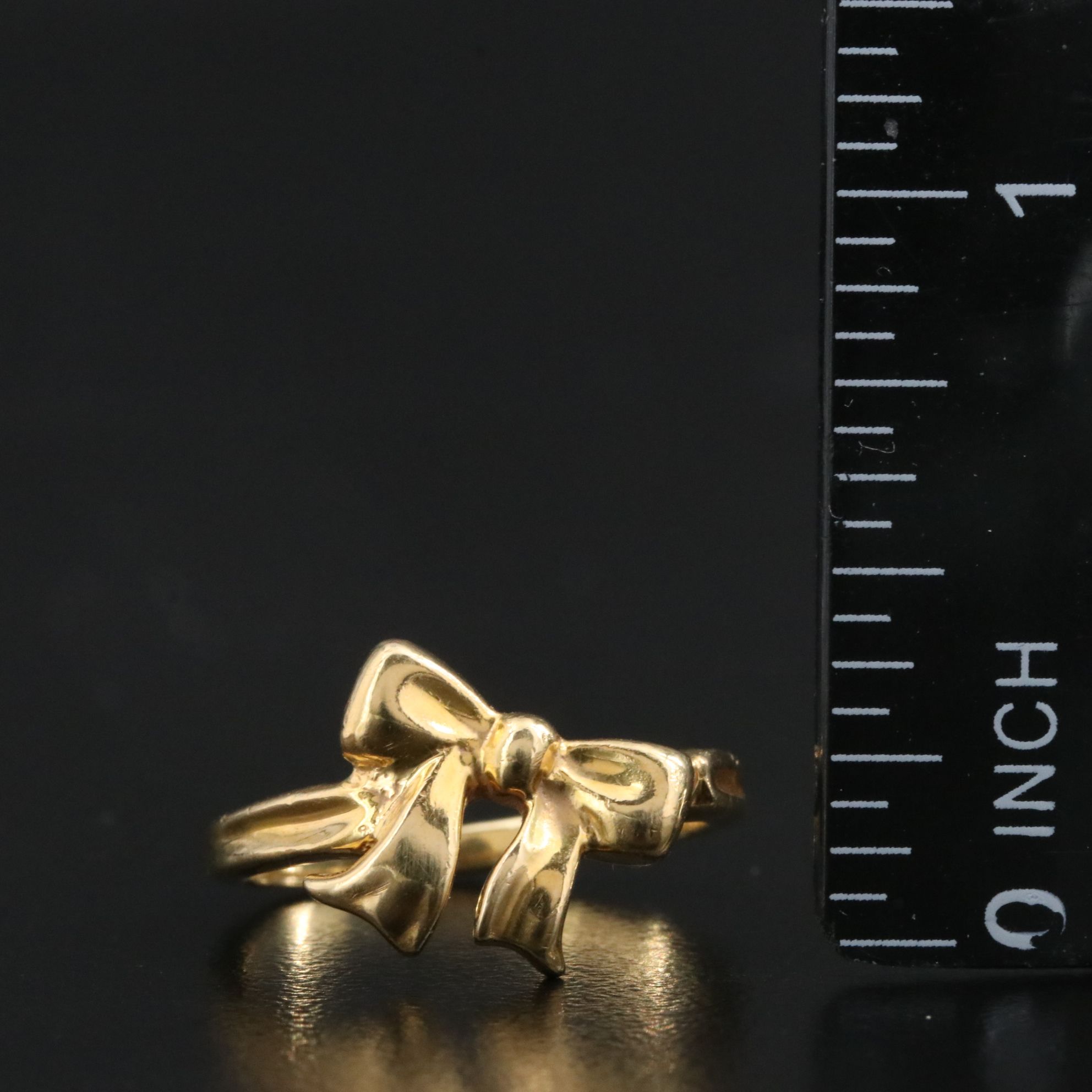 Tiffany & Co. 18K Ribbon Bow Ring
