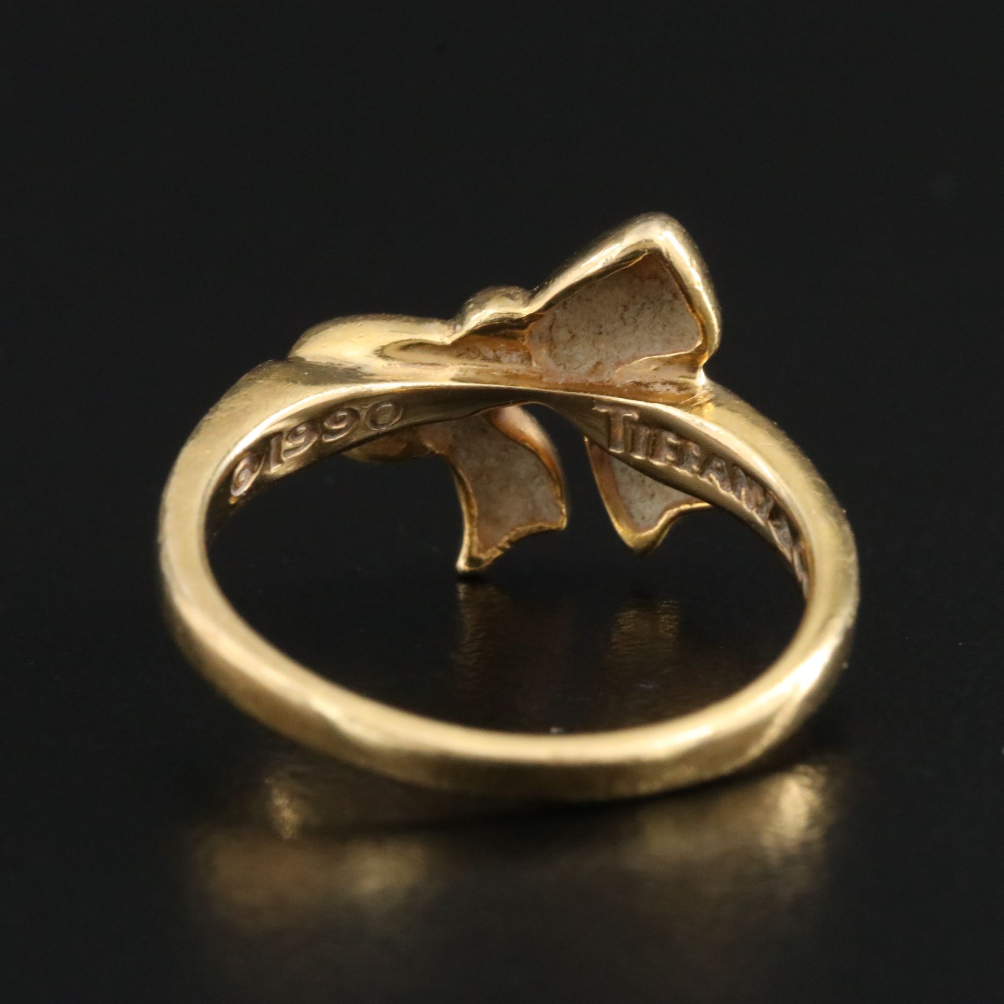 Tiffany & Co. 18K Ribbon Bow Ring