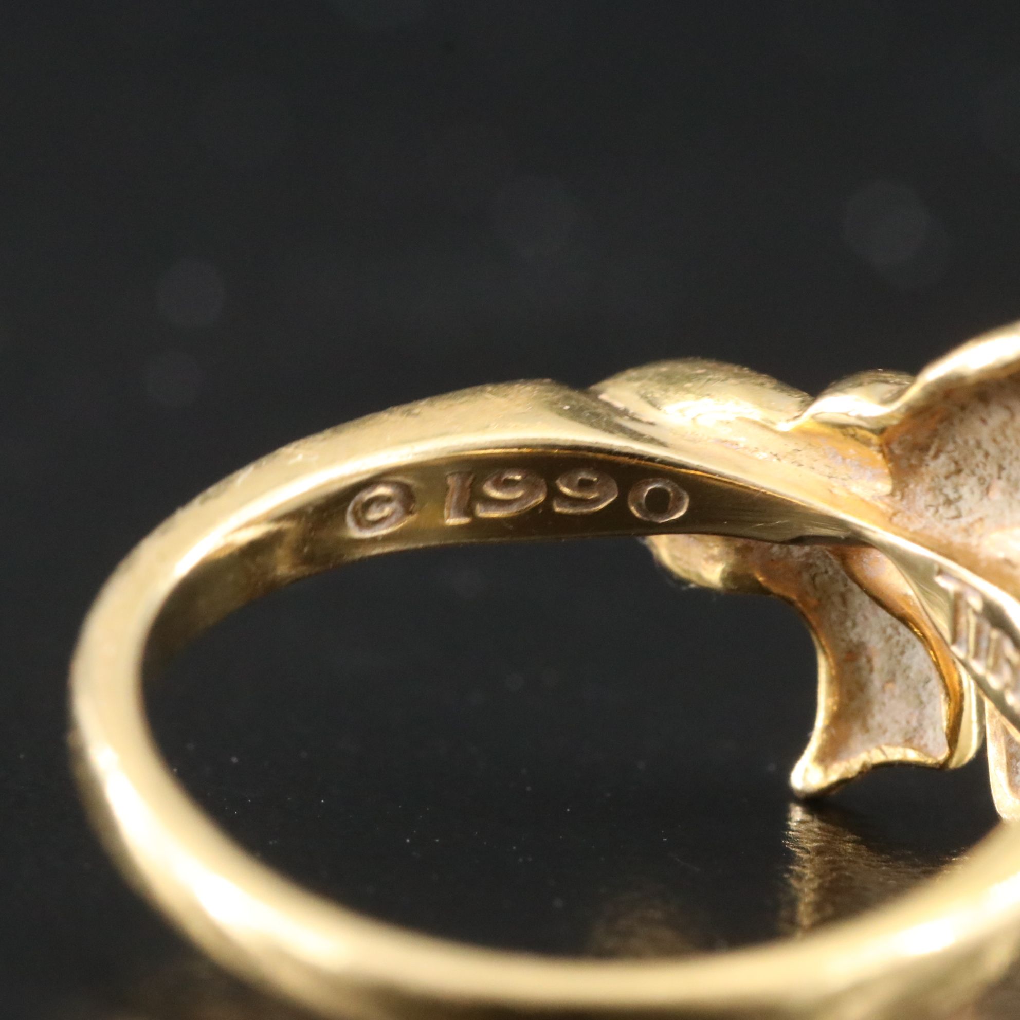 Tiffany & Co. 18K Ribbon Bow Ring