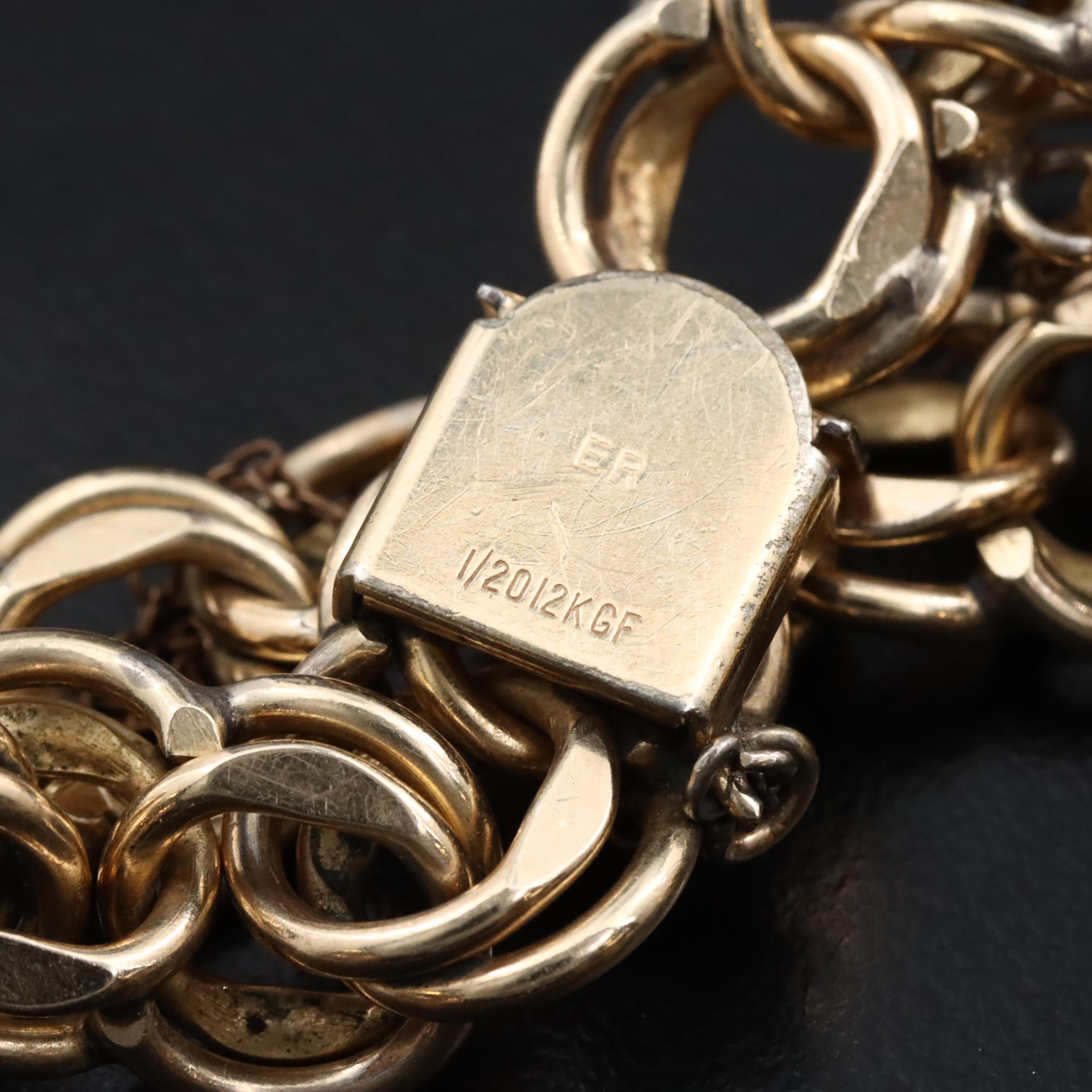 Gold-Filled Fancy Link Bracelets