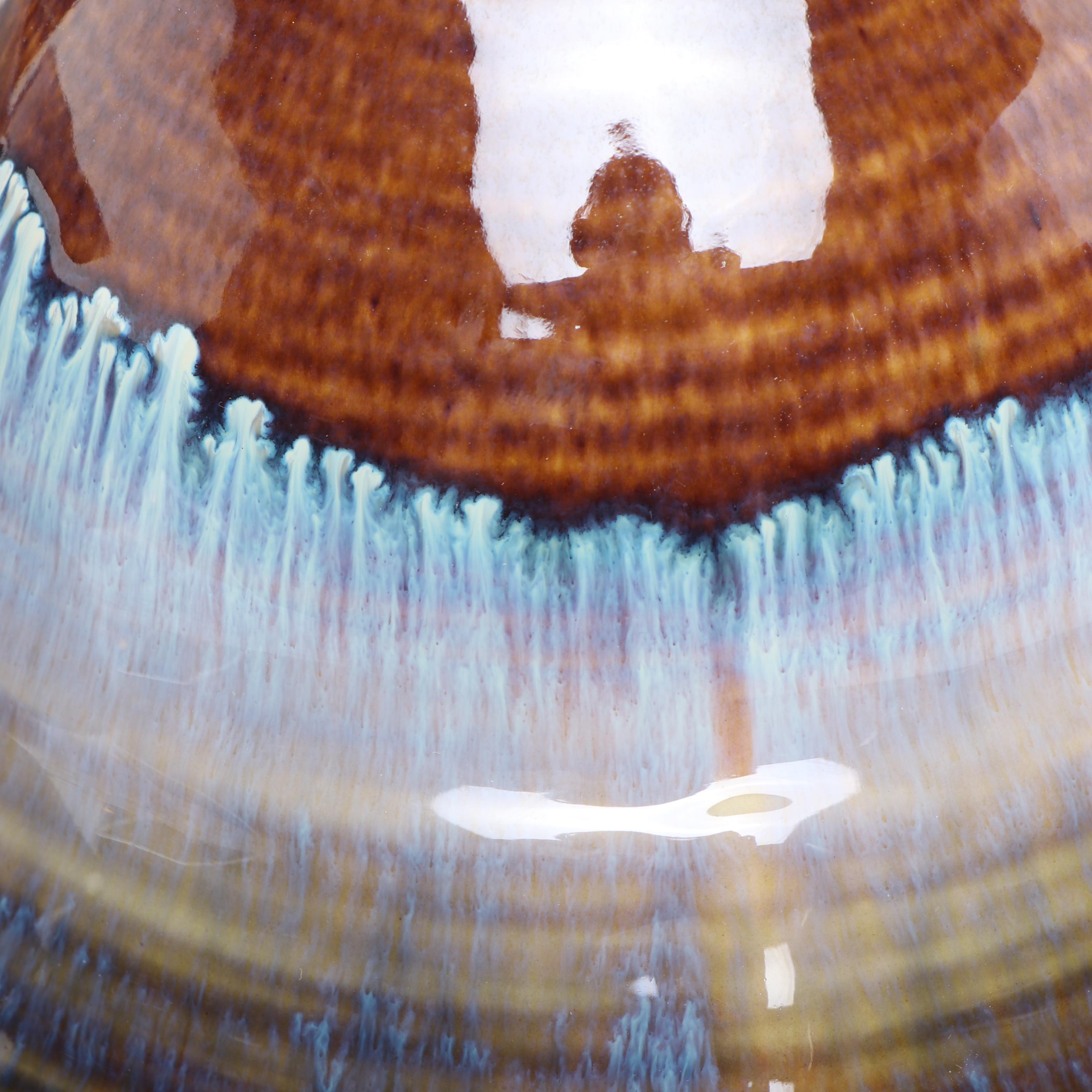 Bill Campbell & Other Wheel Thrown Pottery Bowls with Drip Glaze Finish