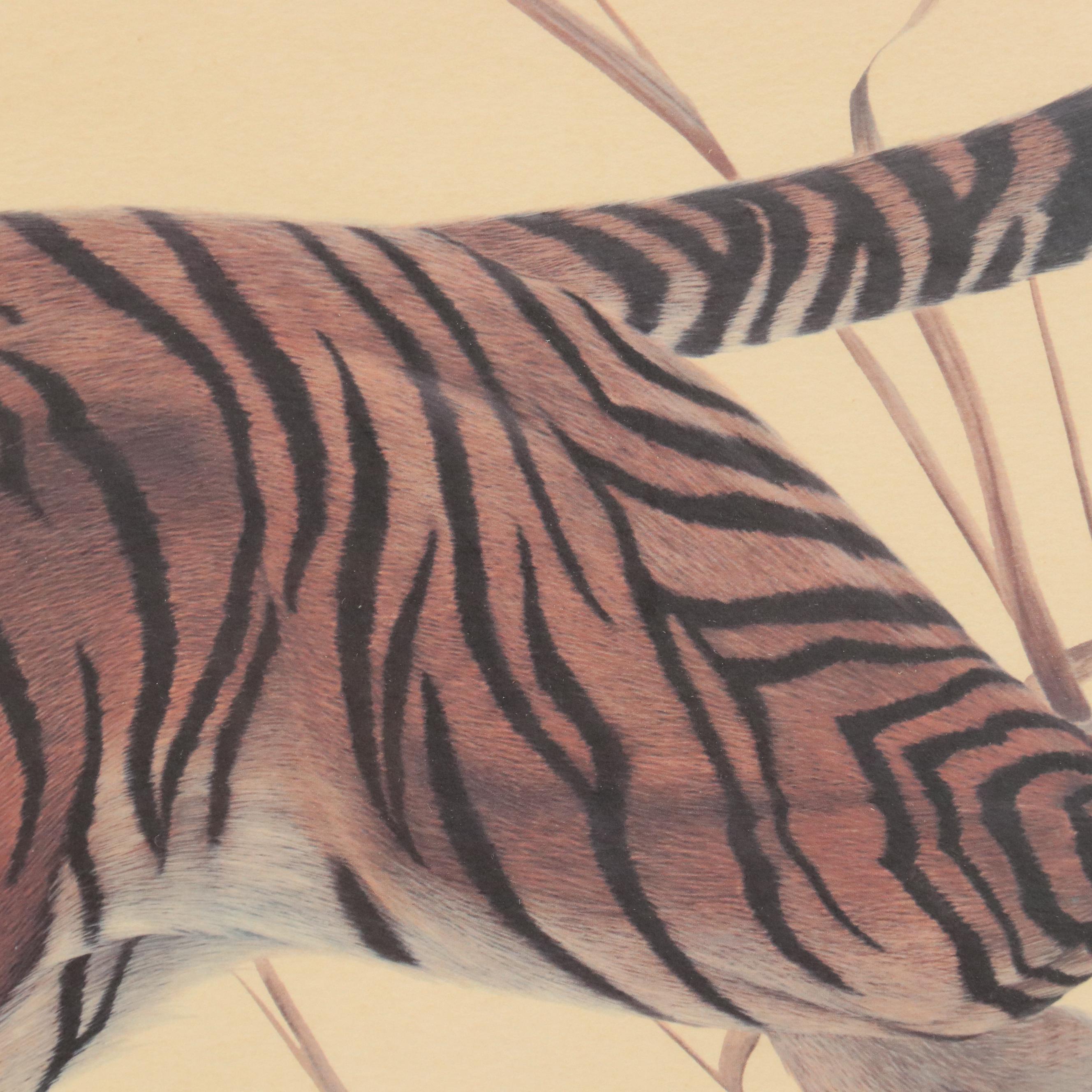 John A. Ruthven Offset Lithograph "Bengal Tiger"