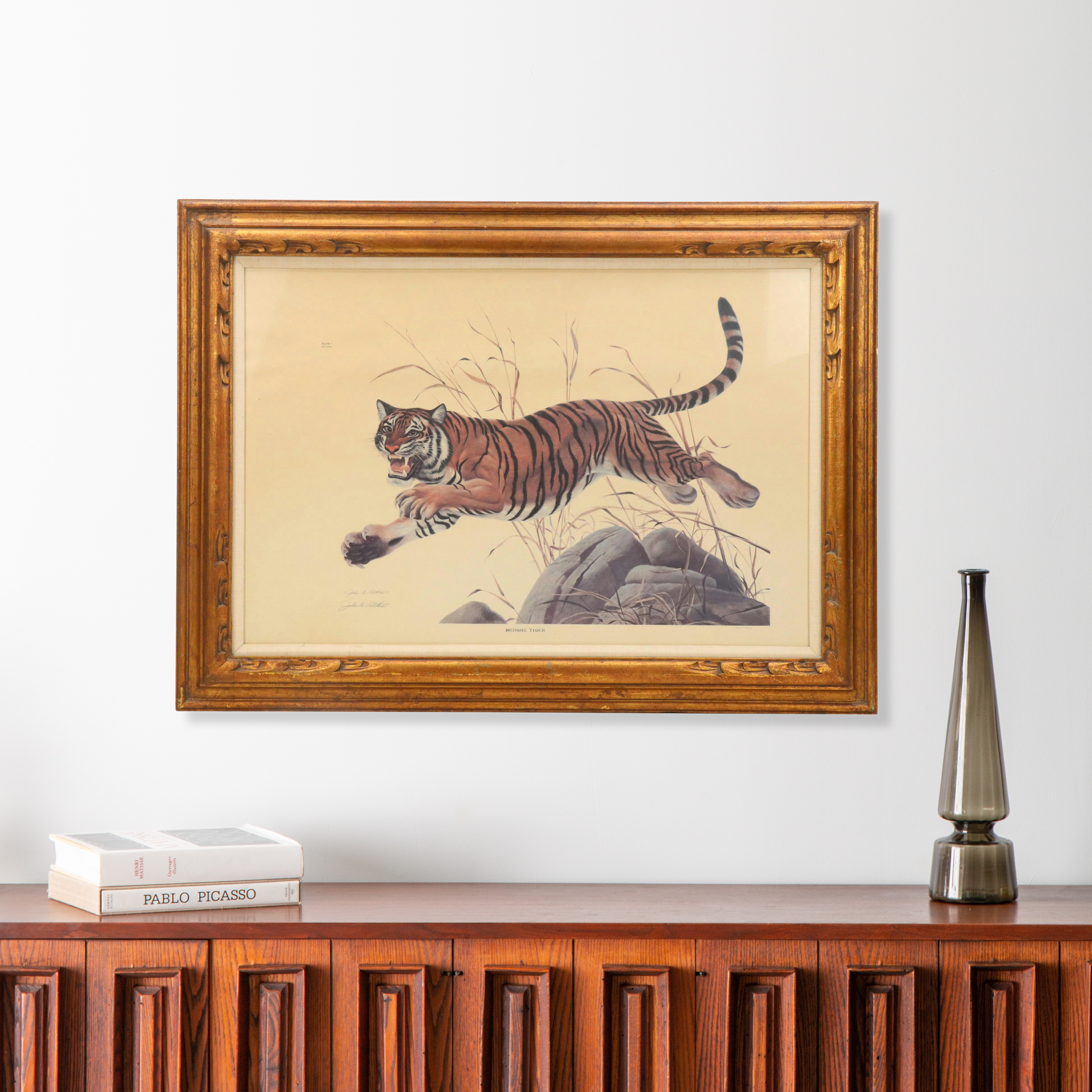 John A. Ruthven Offset Lithograph "Bengal Tiger"