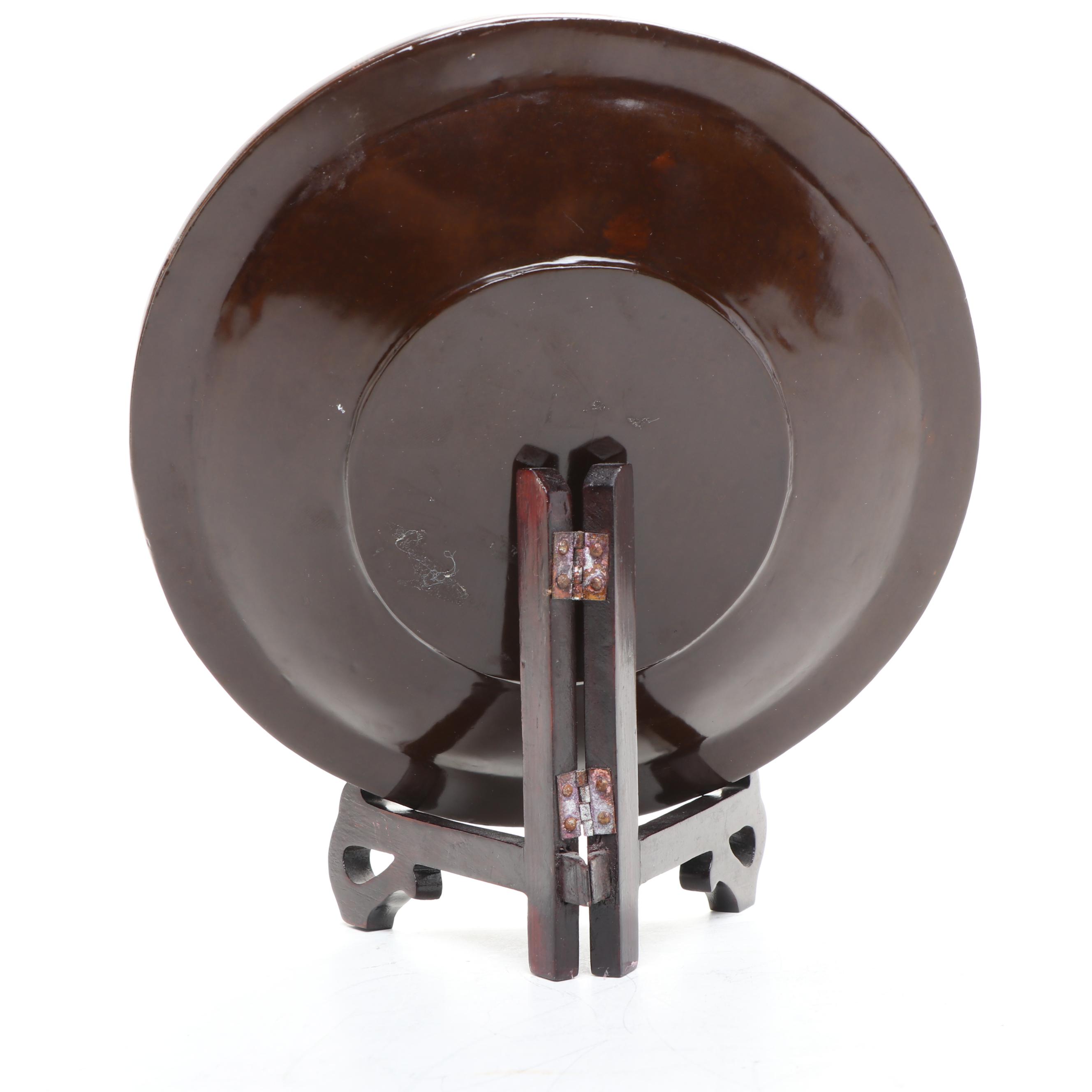 Carved Bamboo Root Wood Wine Goblets with Decorative Wooden Plate and Jar