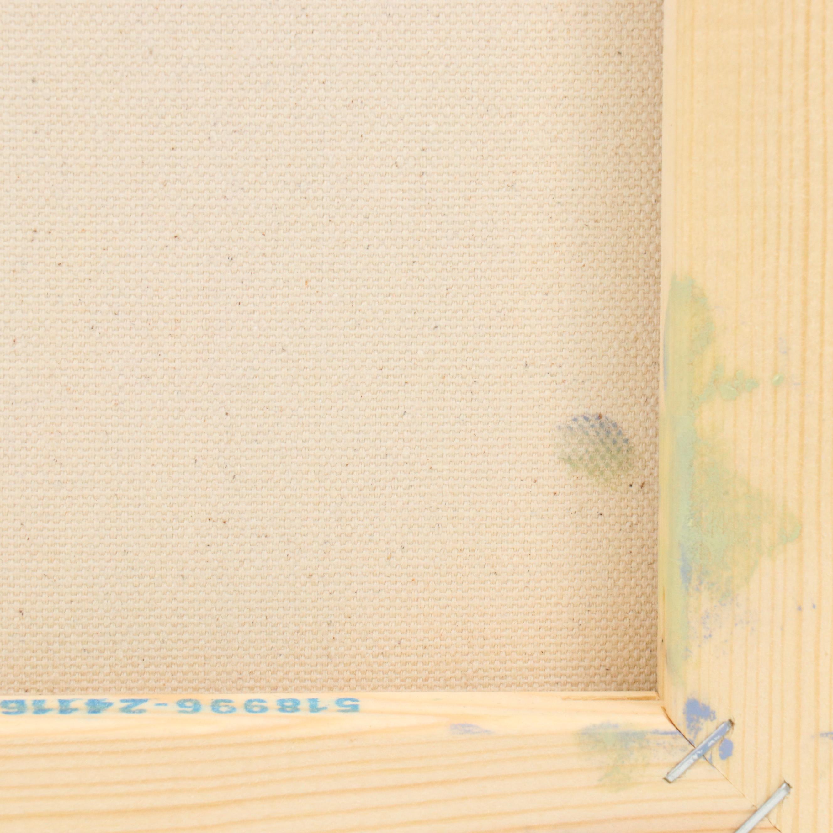 Sarah Brown Landscape Oil Painting "Calm and Chaos," 21st Century