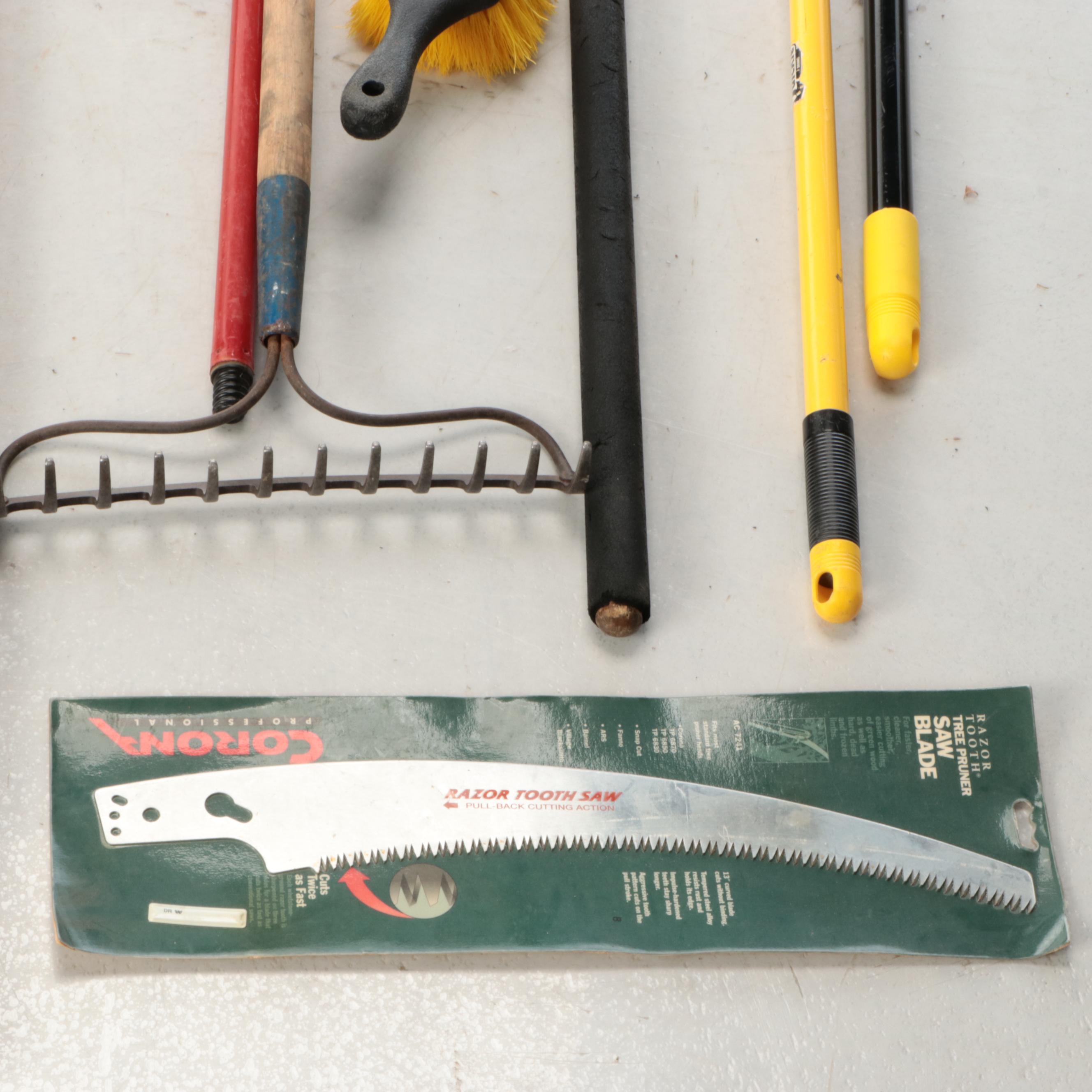 Rakes, Hand Saws, and Other Yard Tools