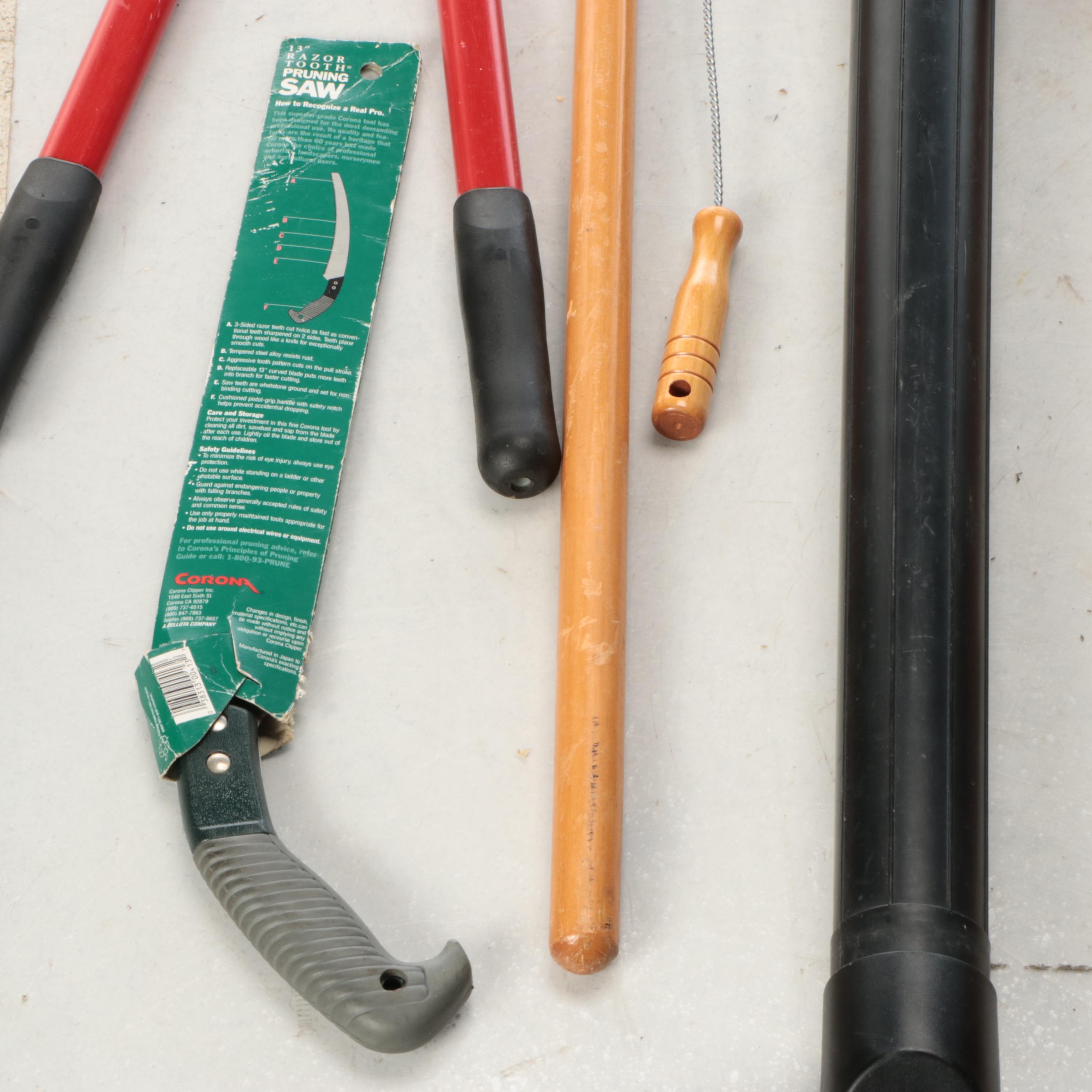 Rakes, Hand Saws, and Other Yard Tools