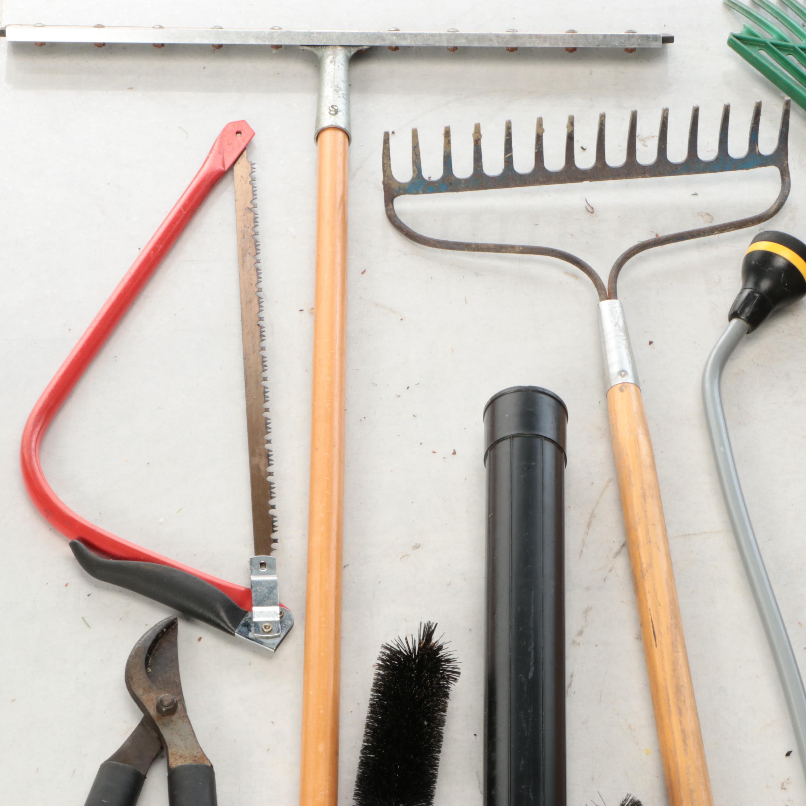 Rakes, Hand Saws, and Other Yard Tools