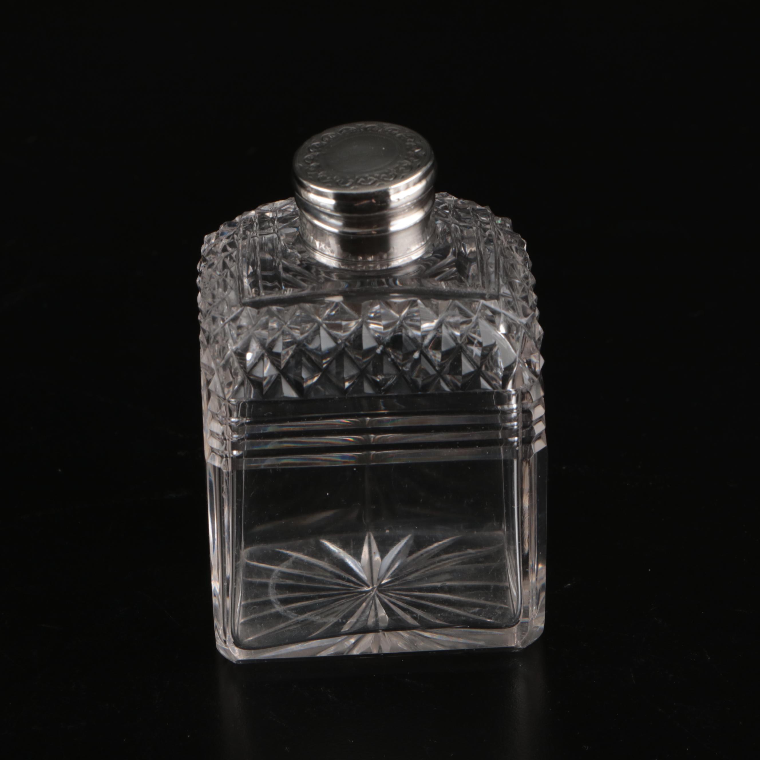 Continental Cut Crystal Perfume Bottles, Early to Mid-20th Century