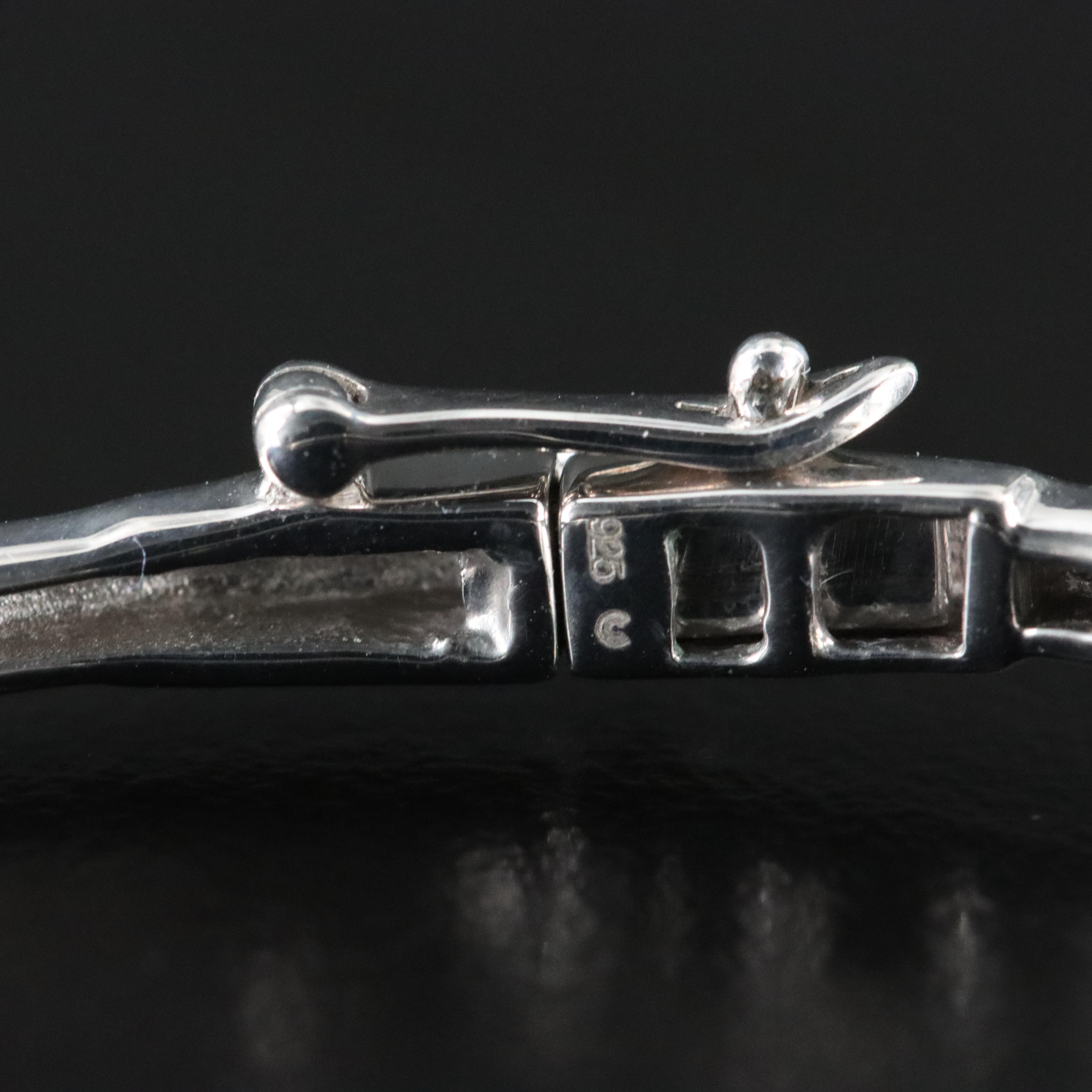 Sterling Diamond Bypass Bracelet