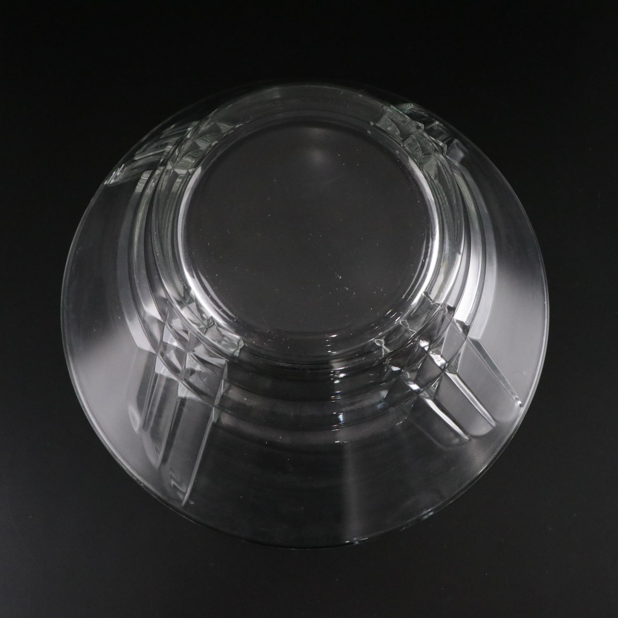 Gorham "Emily's Attic" Glass Cake Stand with Luminarc Bowl