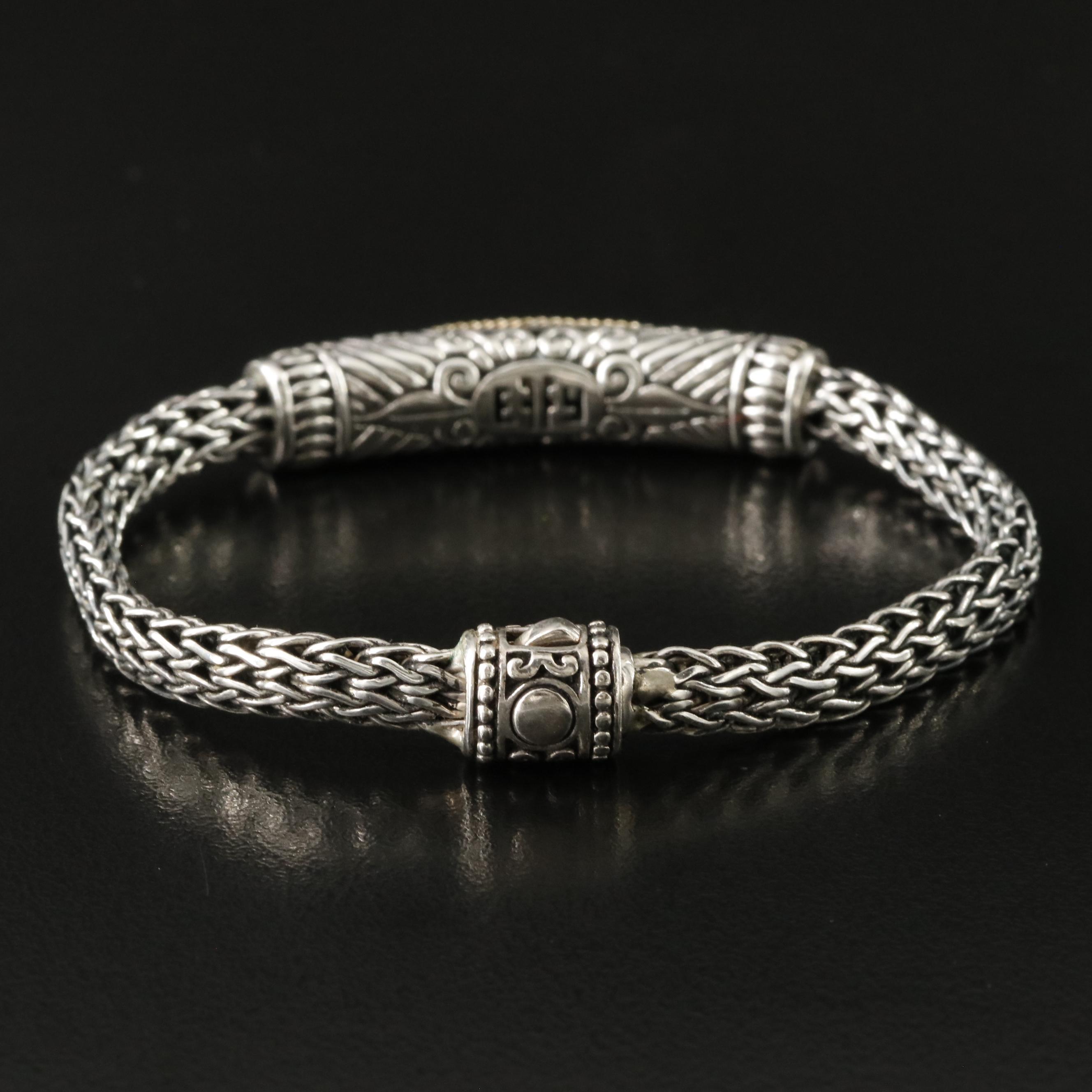 EFFY Sterling Diamond Bracelet with 18K Accent