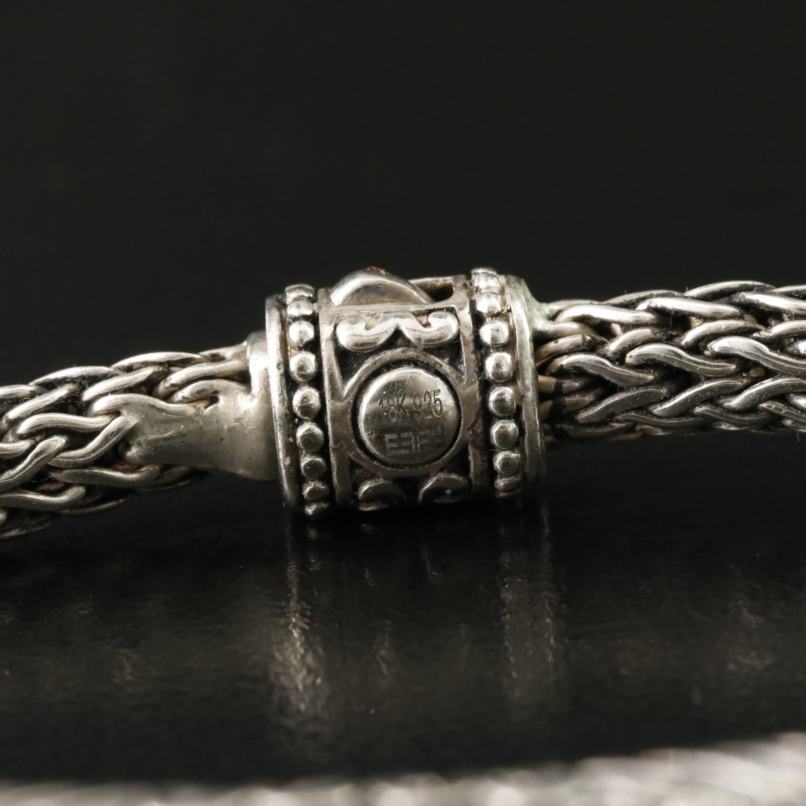 EFFY Sterling Diamond Bracelet with 18K Accent