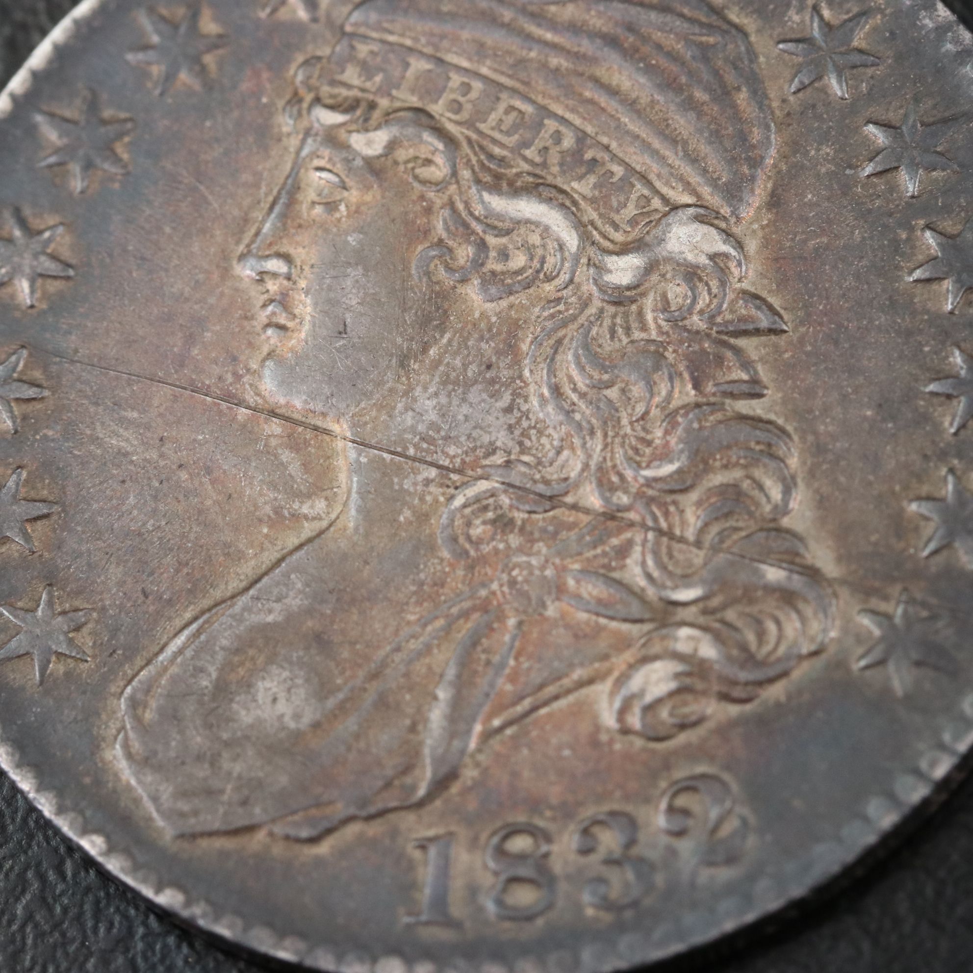 1832 Capped Bust Silver Half Dollar