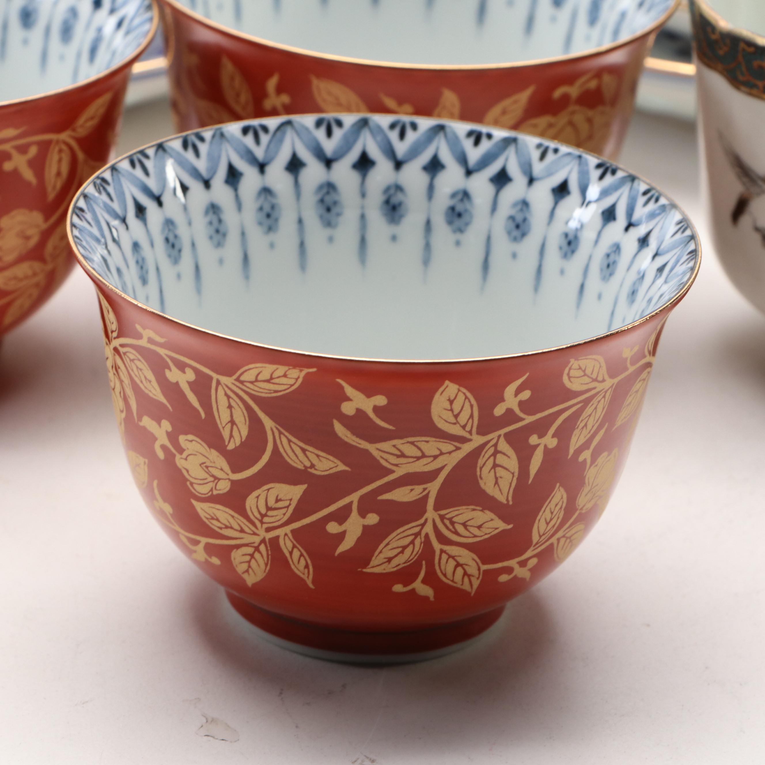 Japanese Kutani and Other Porcelain Tableware
