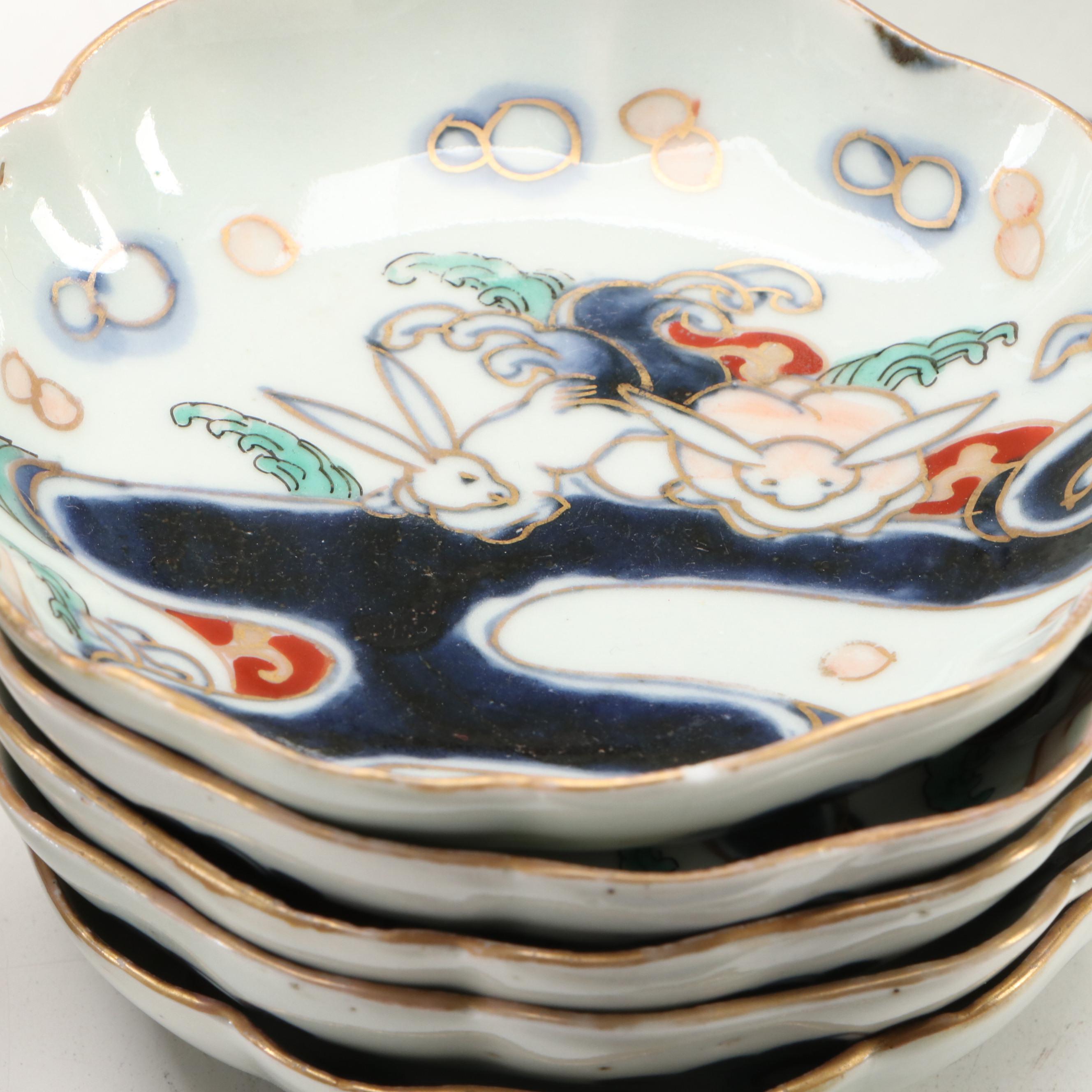 Japanese Kutani and Other Porcelain Tableware