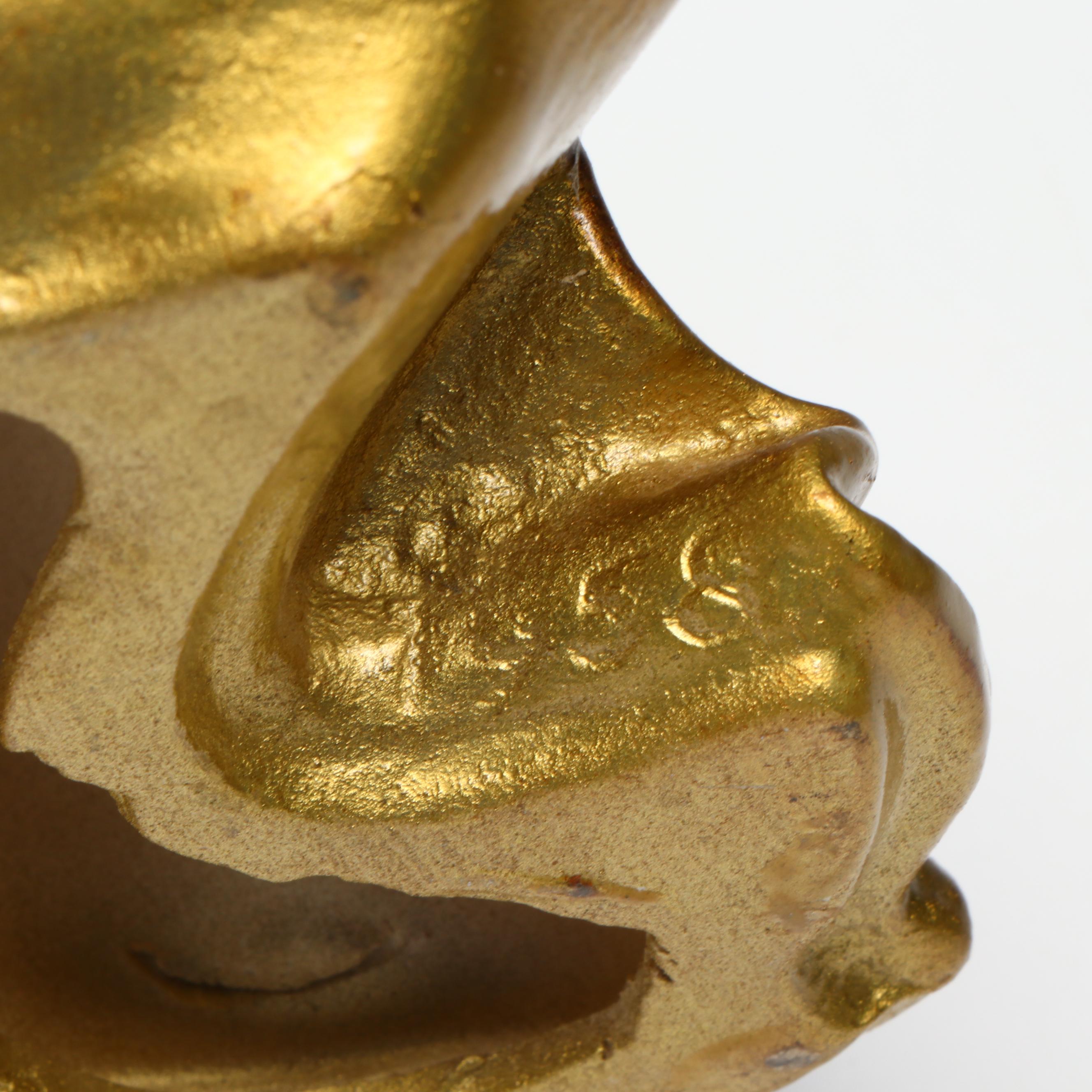 Lane & Co Van Nuys Pottery Kneeling Figural Compote, Mid-20th Century