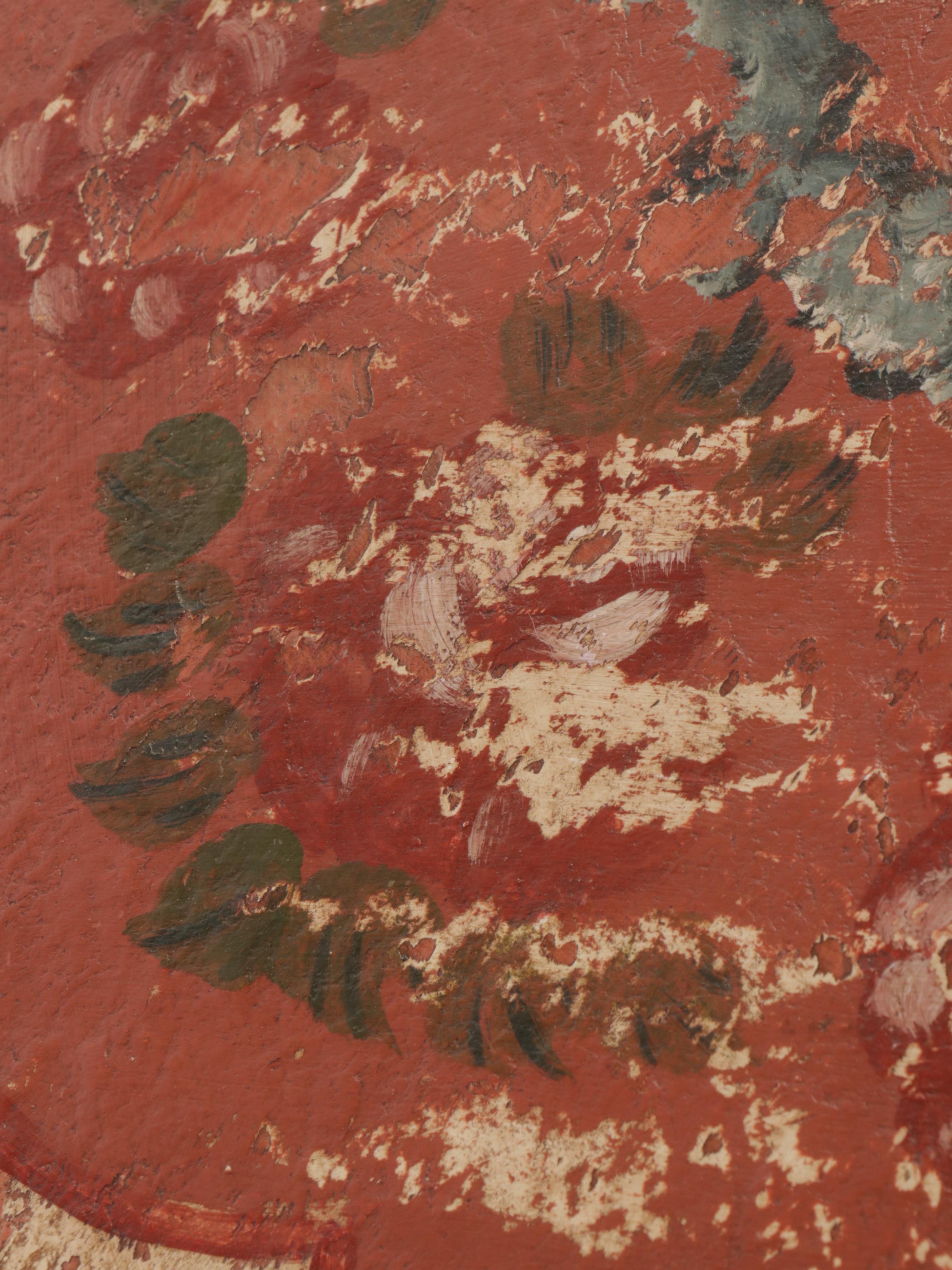 Paint Decorated Coffee Table, Mid to Late 20th Century