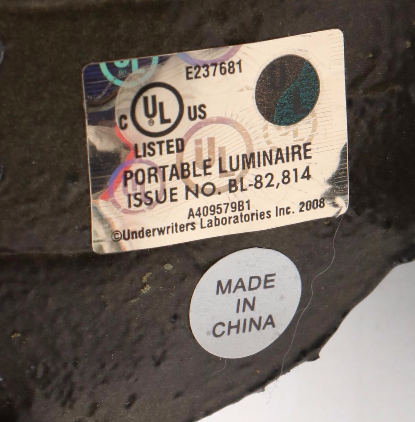 Turtle Novelty Slag Glass Accent Lamp, 2004