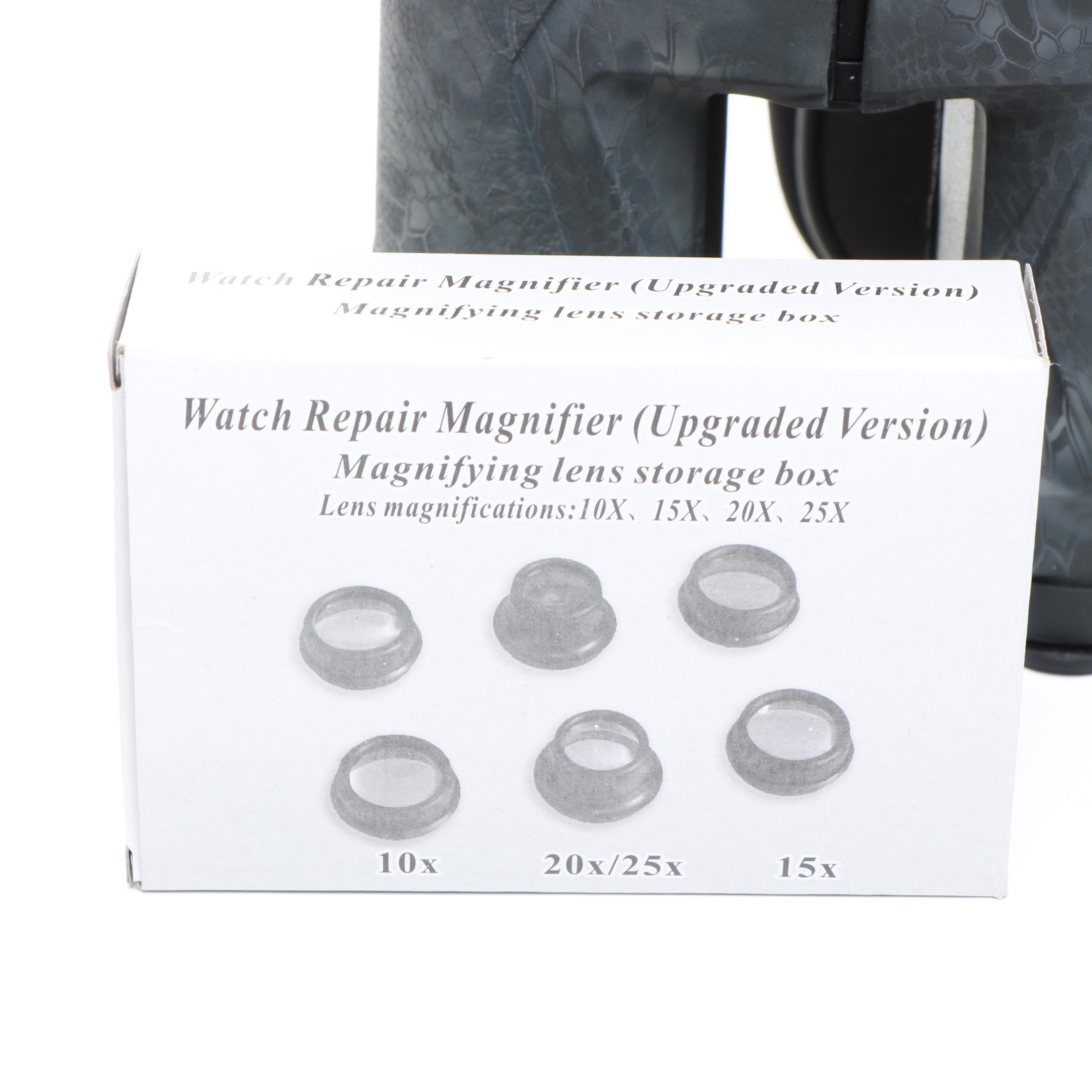 Leupold BX-3 Mojave 10 x 42 Binoculars with Watch Repair Magnifier