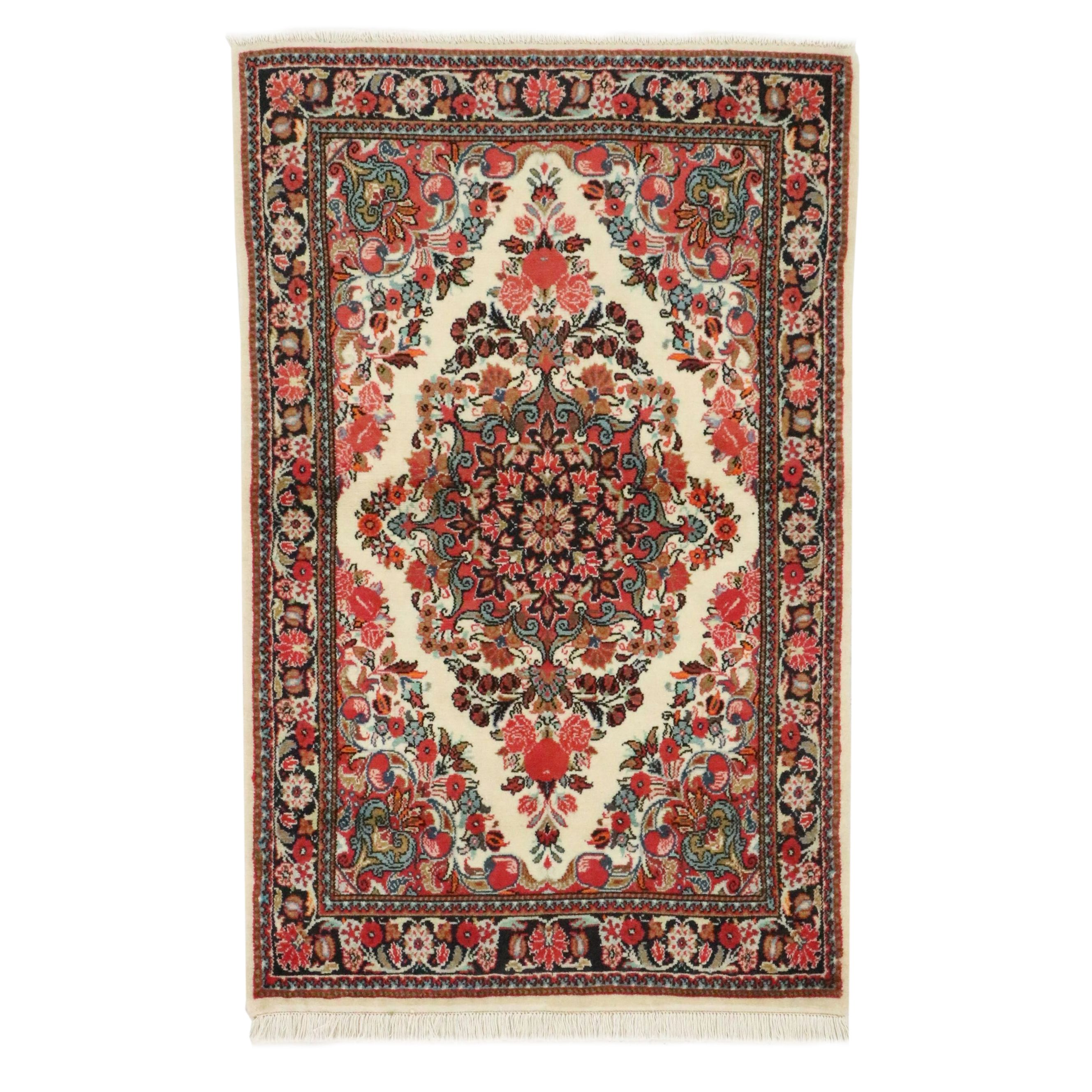 3'4 x 5'5 Hand-Knotted Persian Hamadan Area Rug