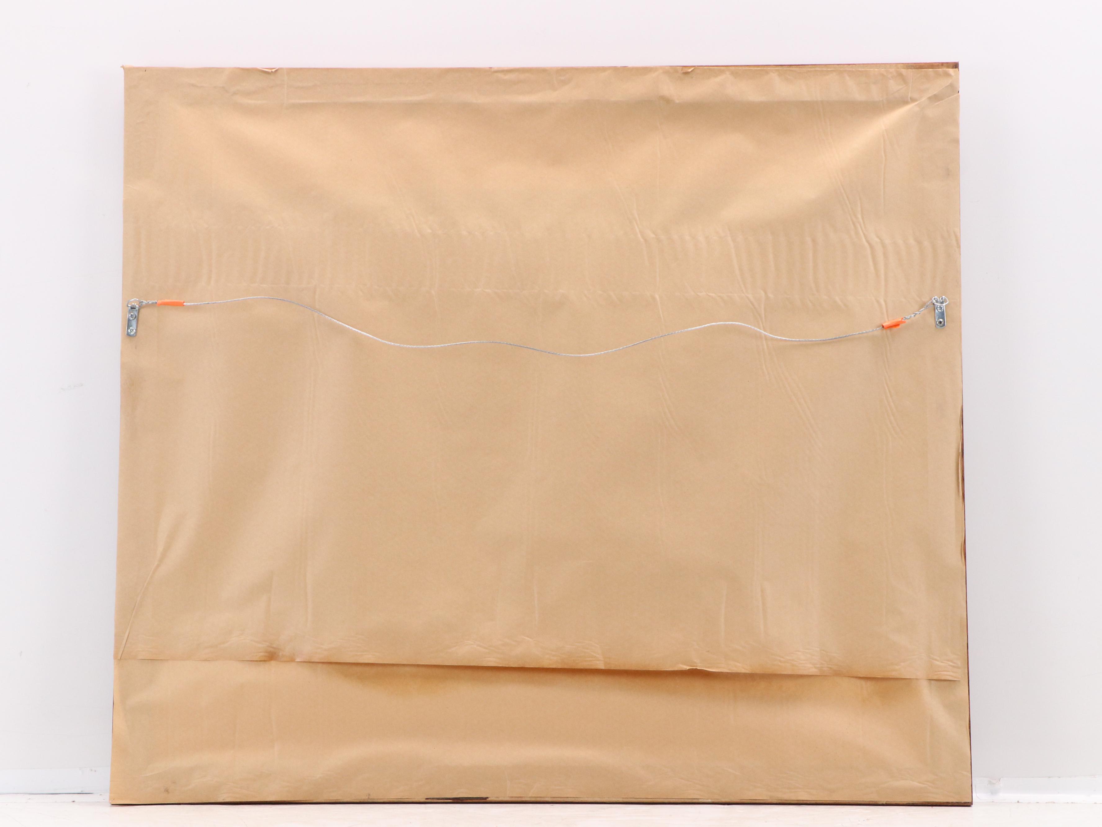 Jacob Pfeiffer Offset Lithograph of Teepees and Horses, Circa 1978