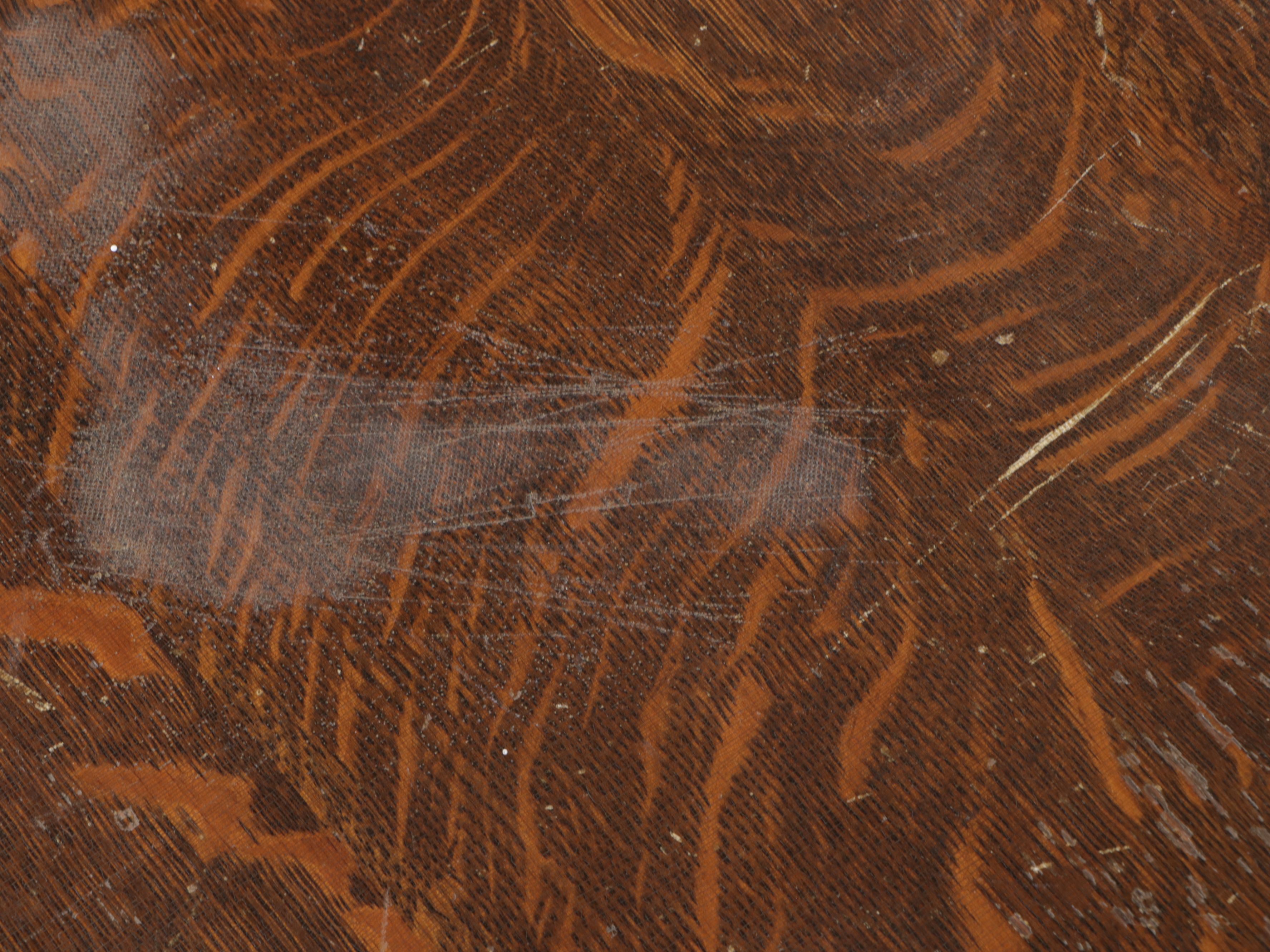 Victorian Tiger Oak Center Table