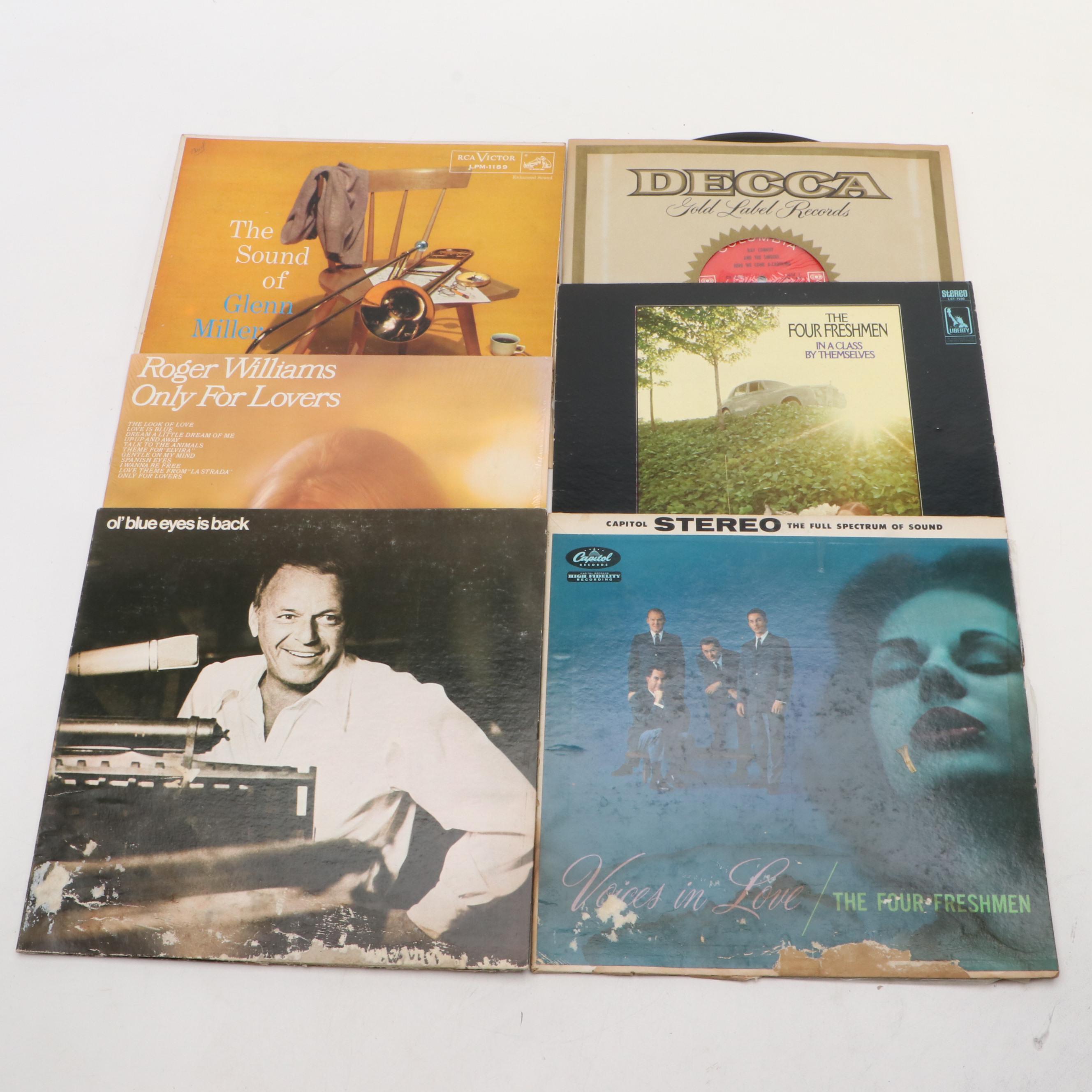 Vinyl Record Collection Featuring Ray Conniff, Bing Crosby and Peggy Lee
