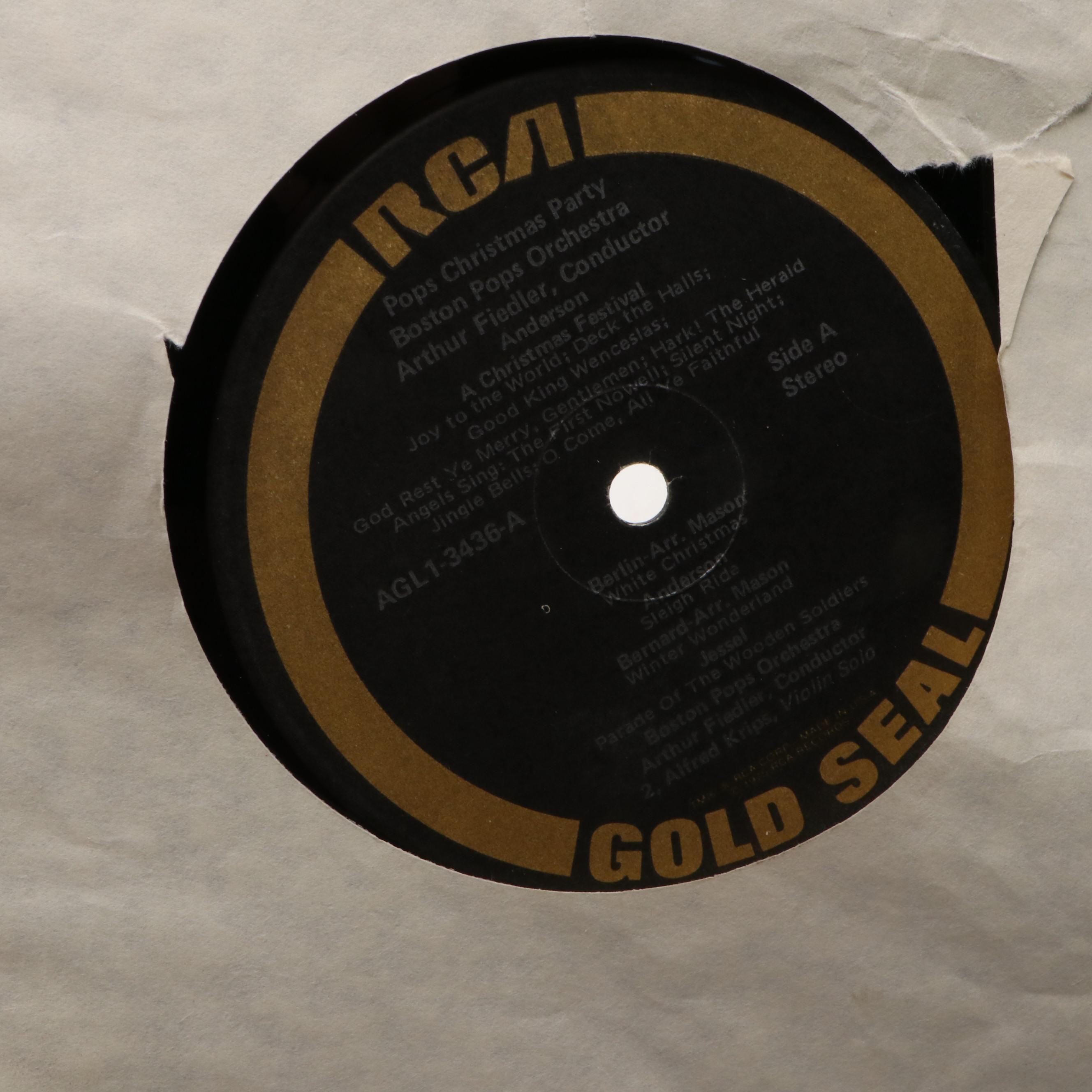 Vinyl Record Collection Featuring Ray Conniff, Bing Crosby and Peggy Lee