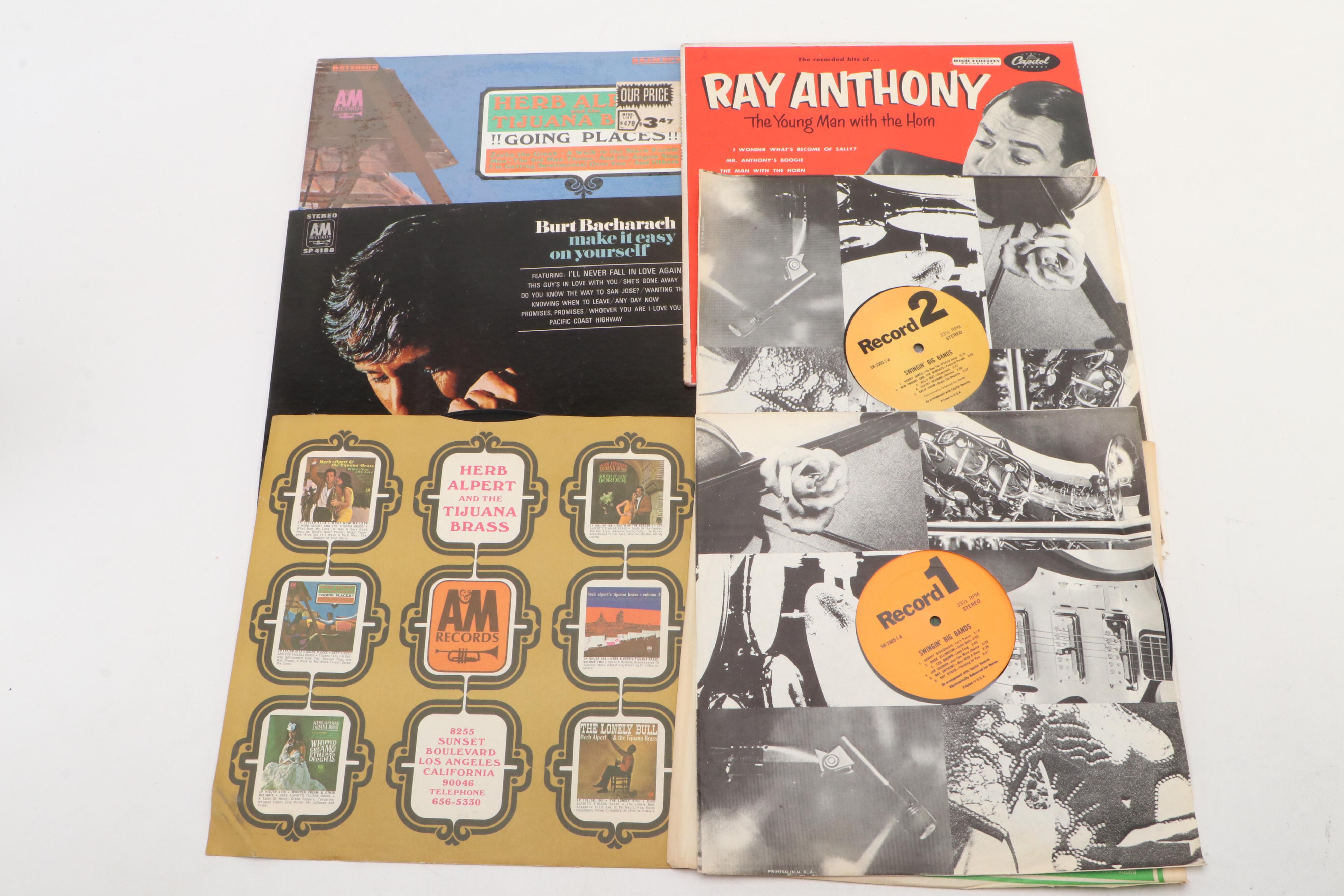 Vinyl Record Collection Featuring Ray Conniff, Bing Crosby and Peggy Lee