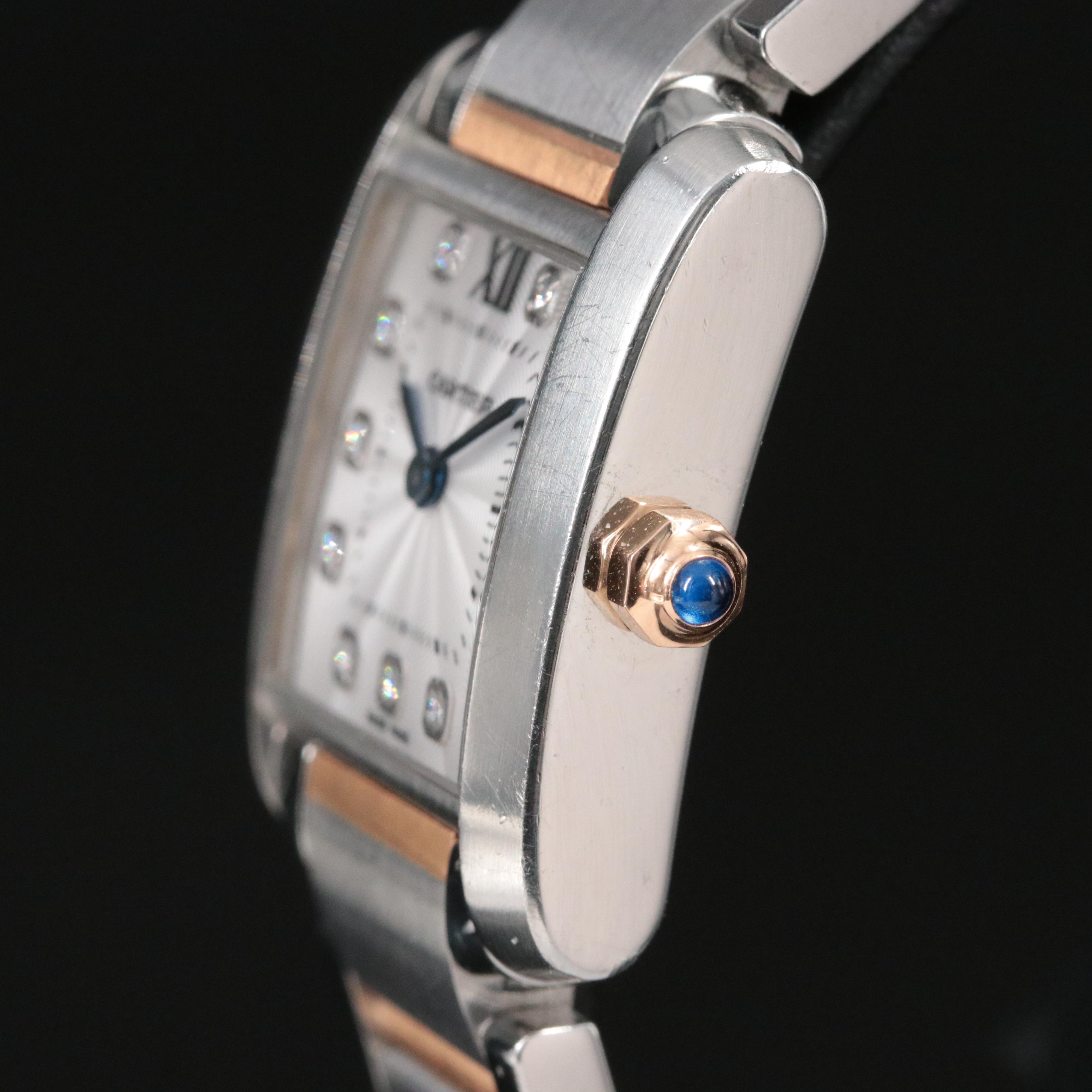 Cartier Tank Francaise 18K & Steel Watch