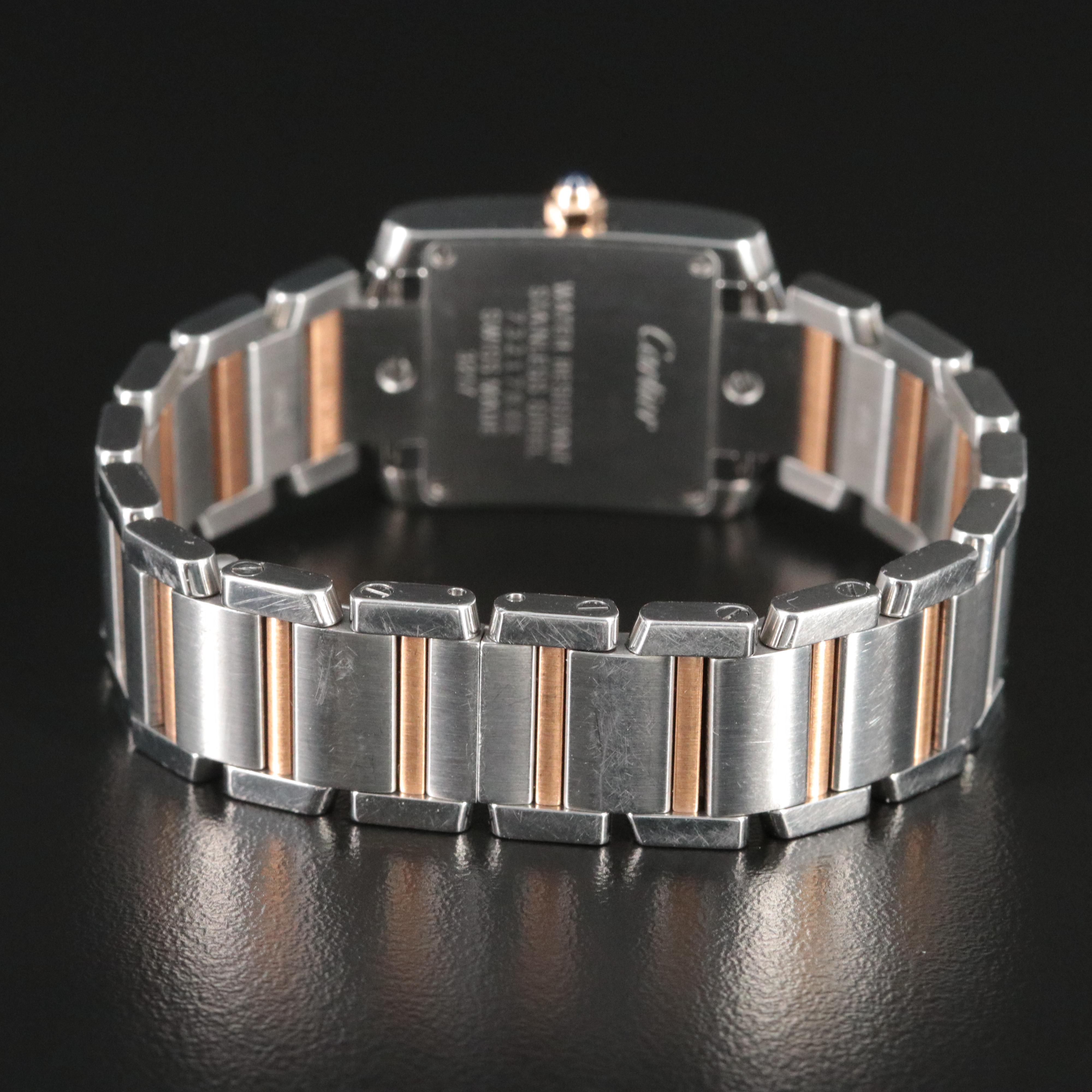 Cartier Tank Francaise 18K & Steel Watch