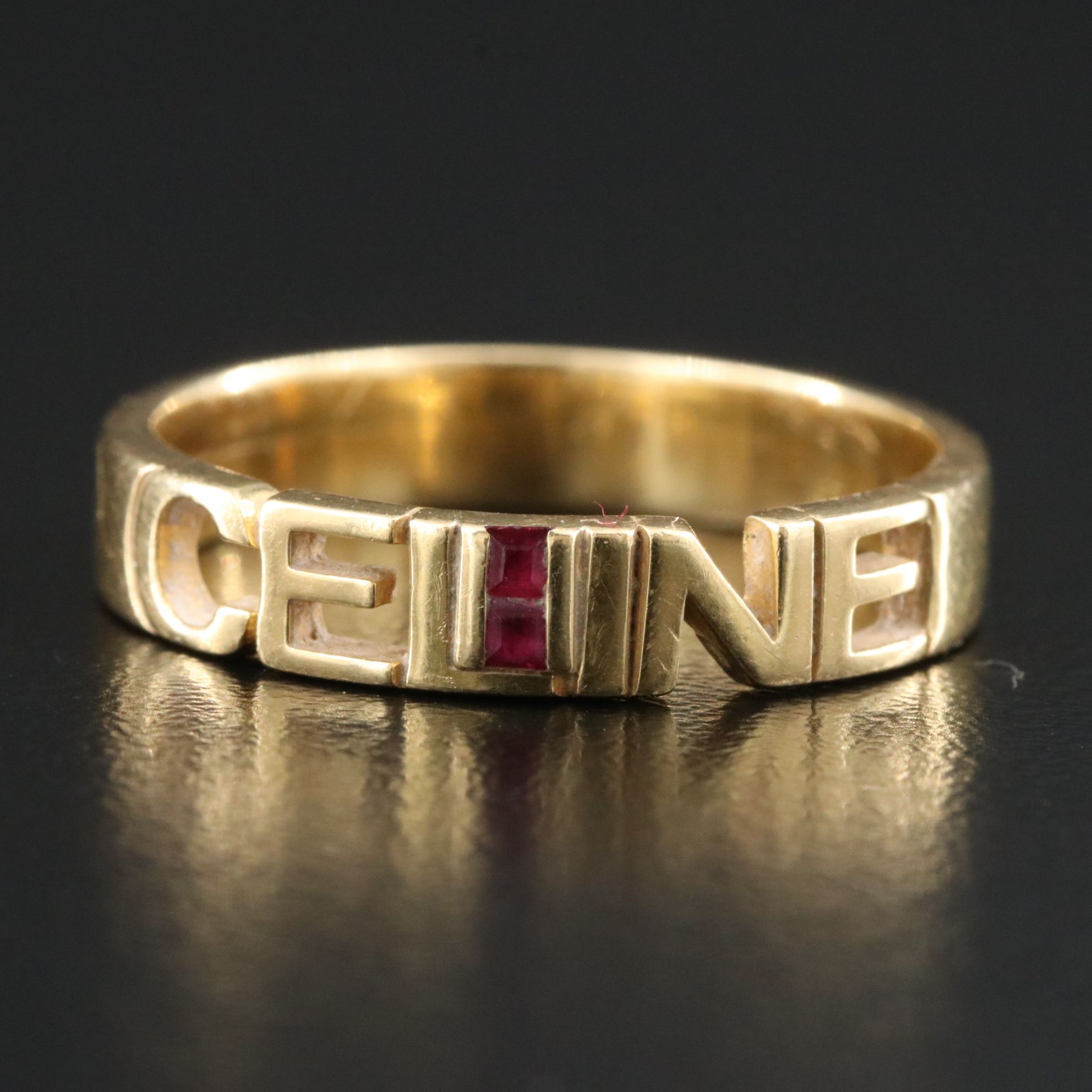 Celine 18K Ruby Ring