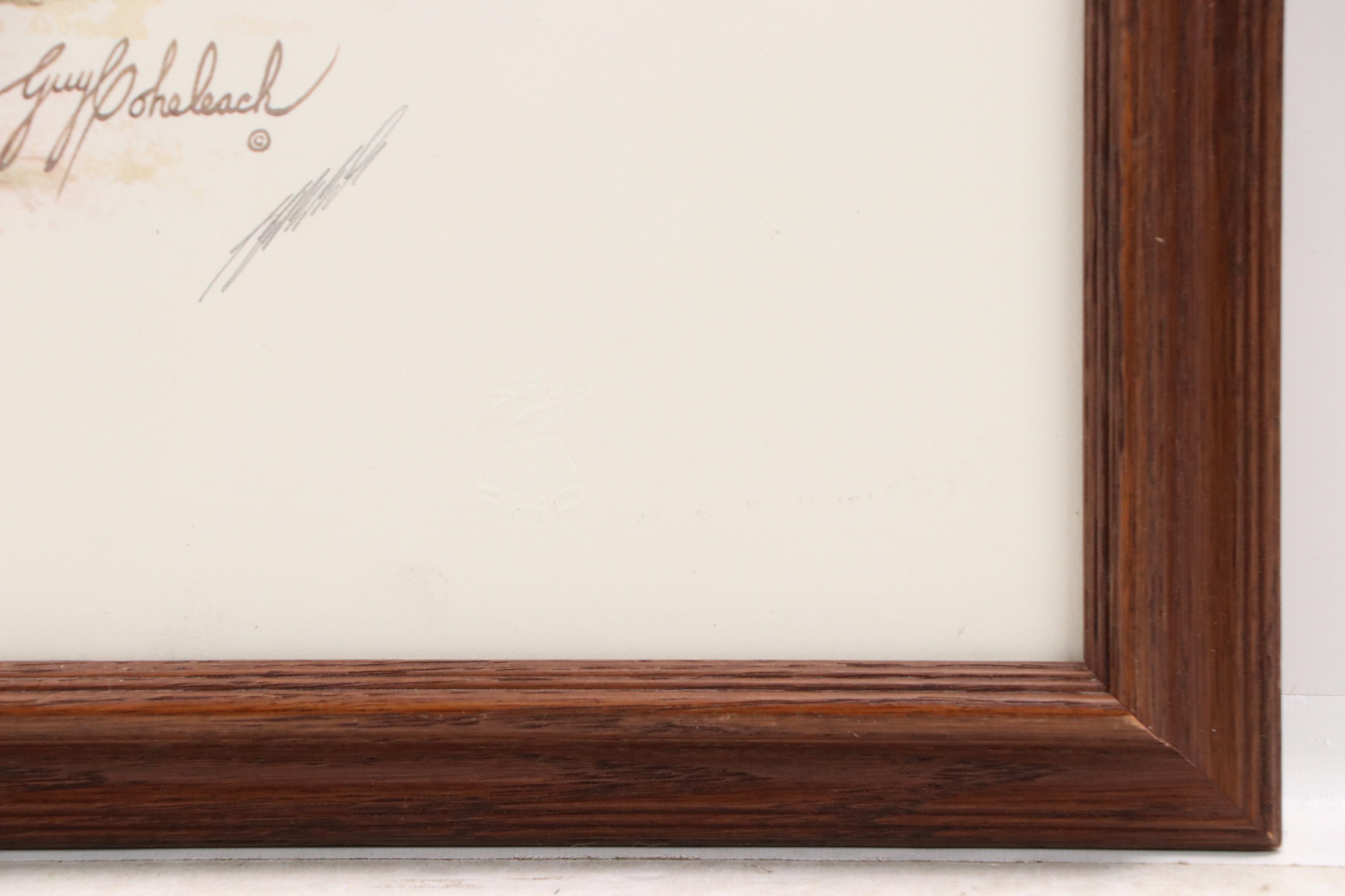 Guy Coheleach Offset Lithograph "Fox Den," Late 20th Century