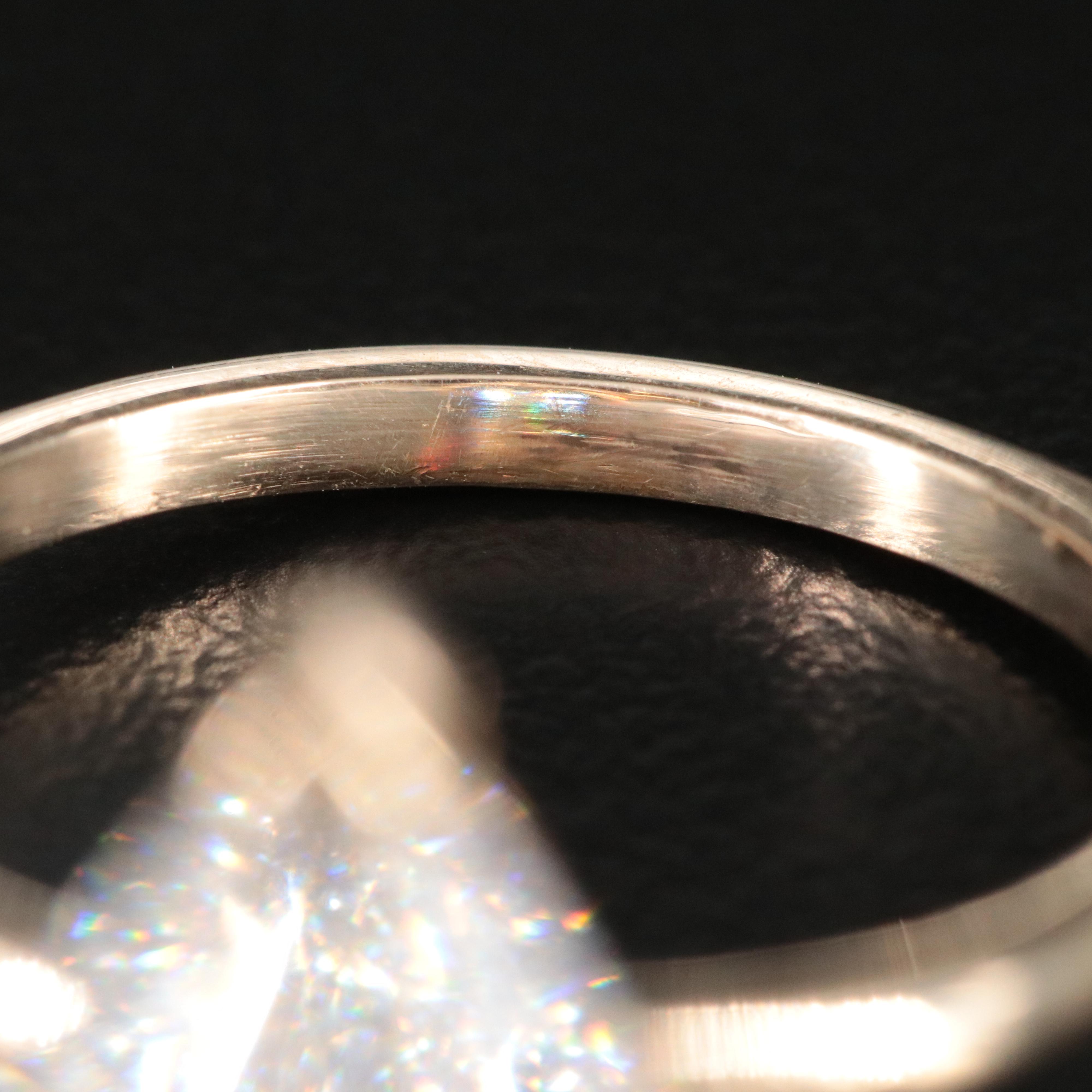 14K 5.04 CT Lab Grown Diamond Solitaire Ring with IGI Report