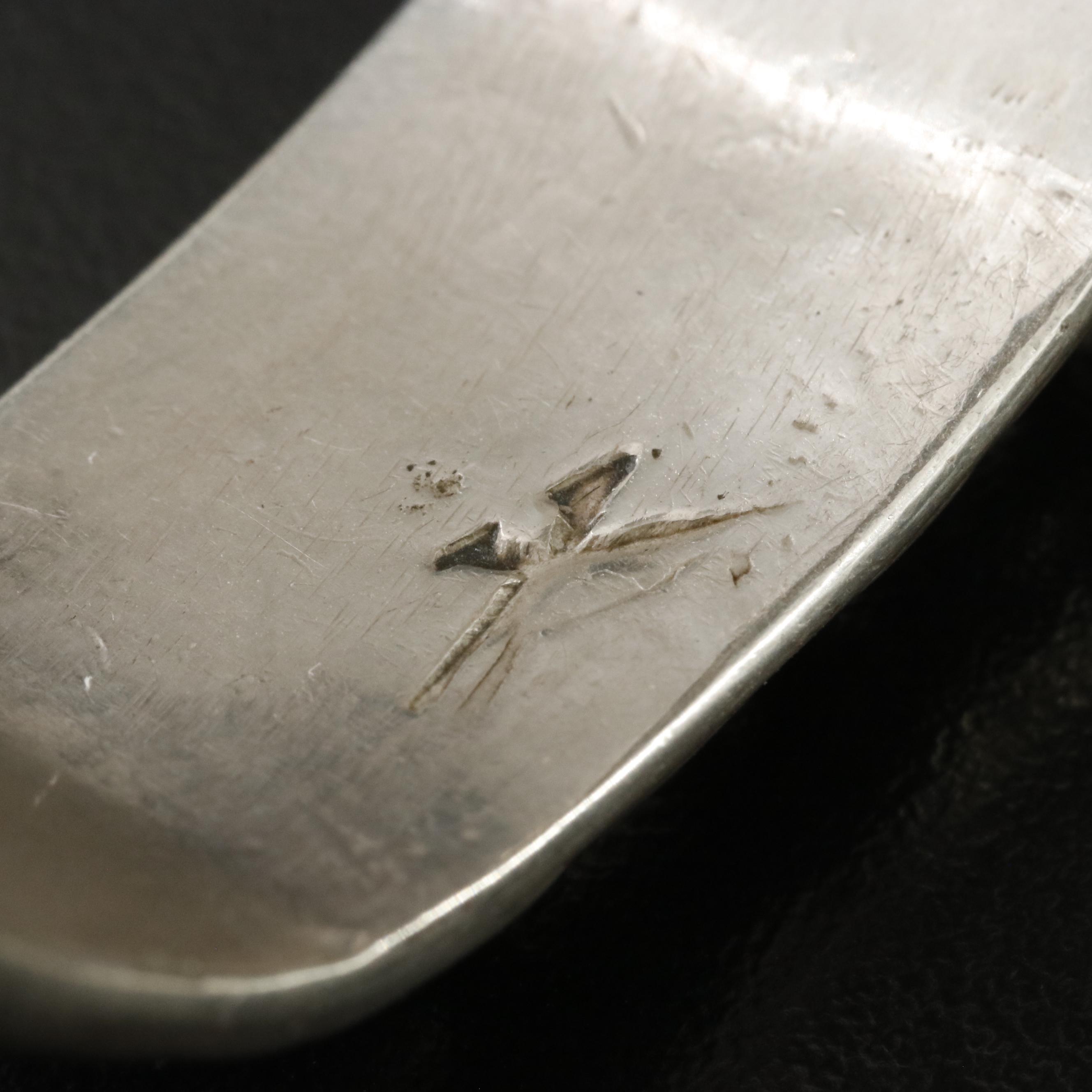 Southwestern Sterling Lapis Lazuli Stampwork Cuff Bracelet