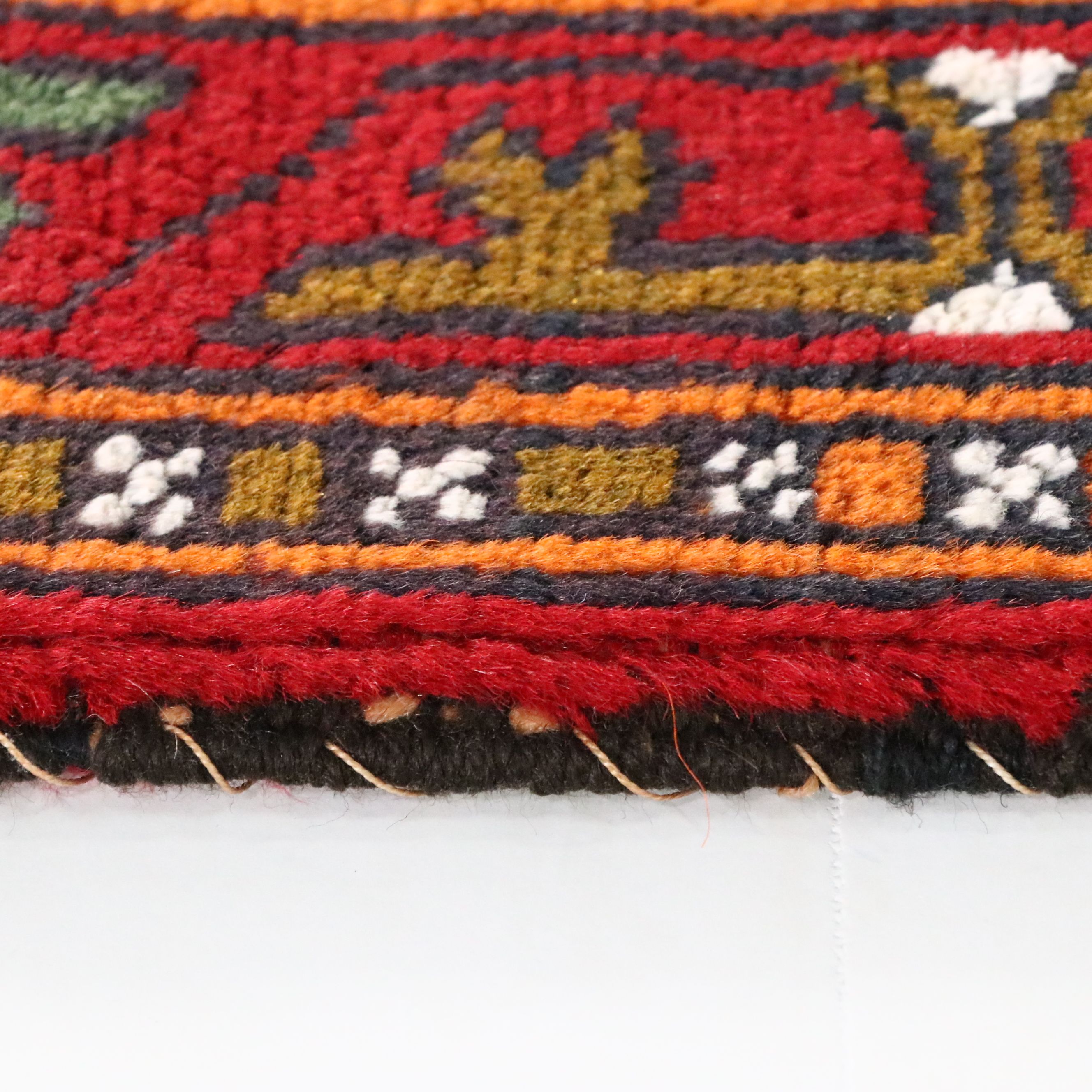Hand-Knotted Afghan Baluch Balisht Cushion Cover