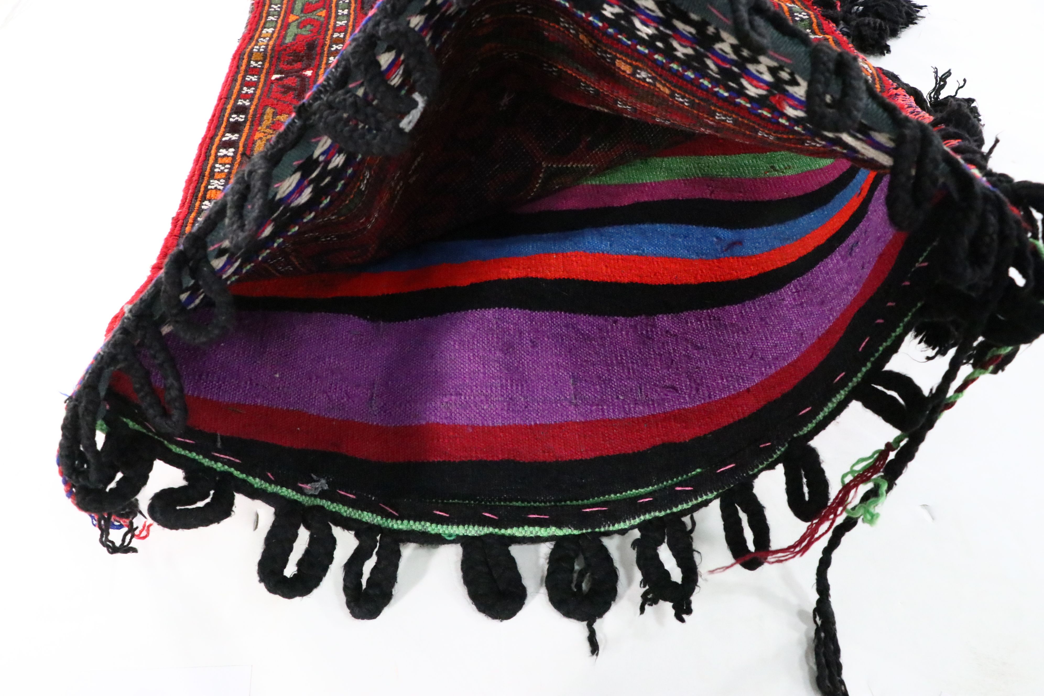 Hand-Knotted Afghan Baluch Balisht Cushion Cover