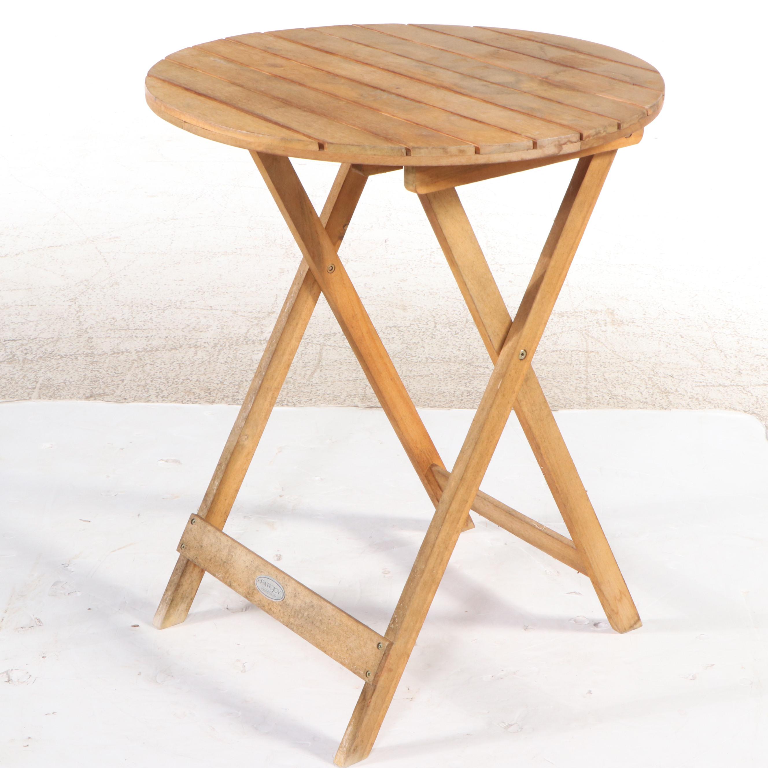 Patio Joy Wooden Folding Table and Chairs