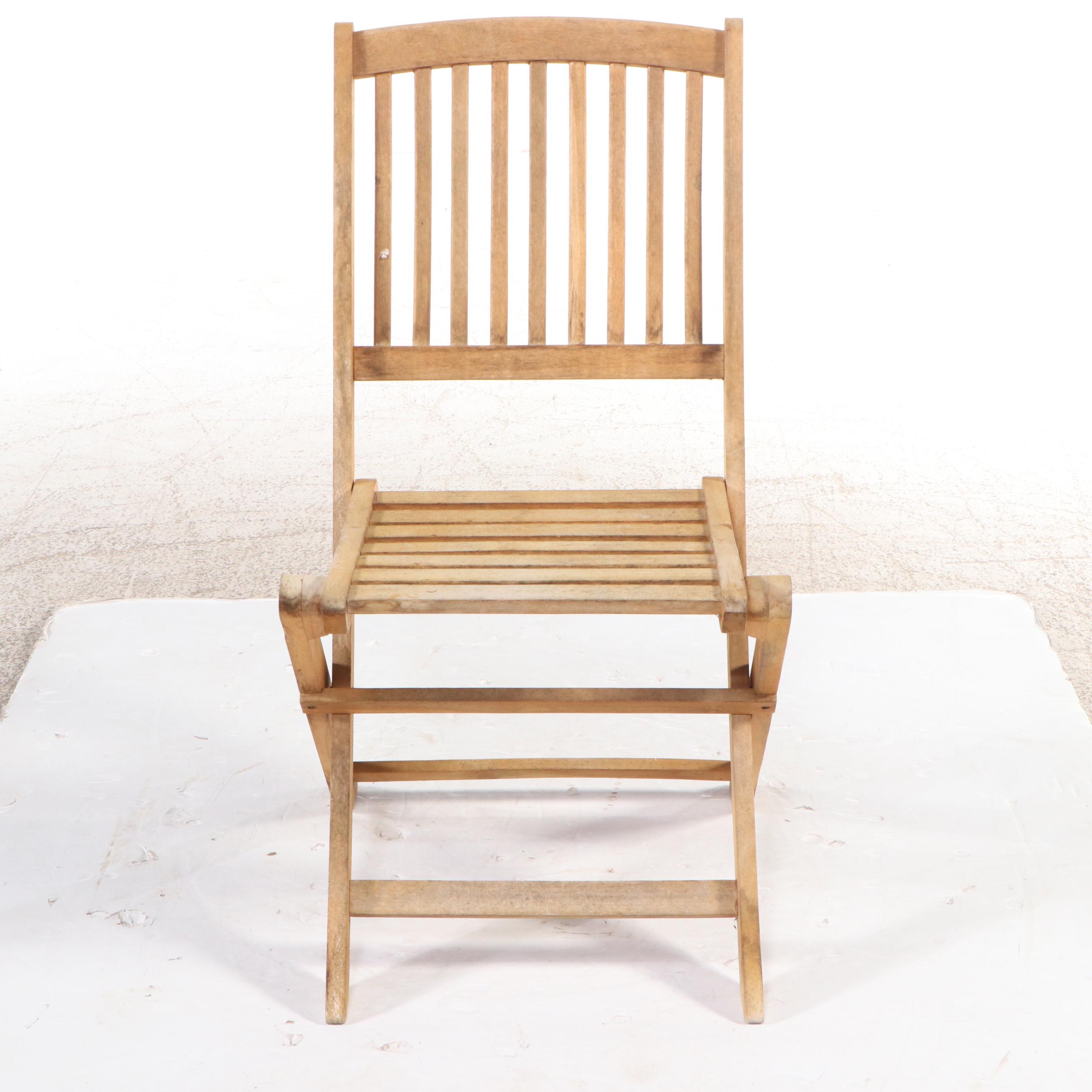 Patio Joy Wooden Folding Table and Chairs