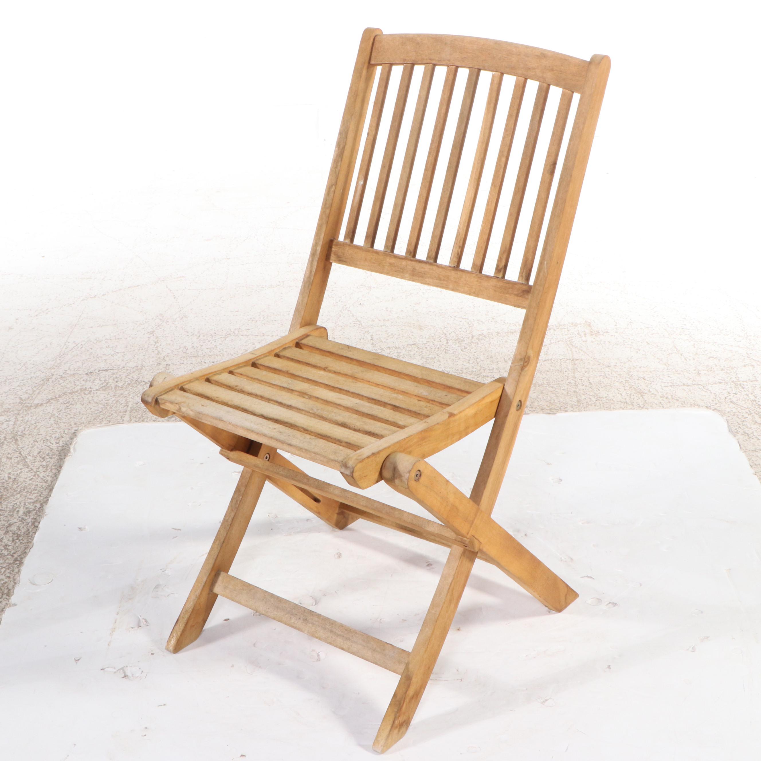 Patio Joy Wooden Folding Table and Chairs