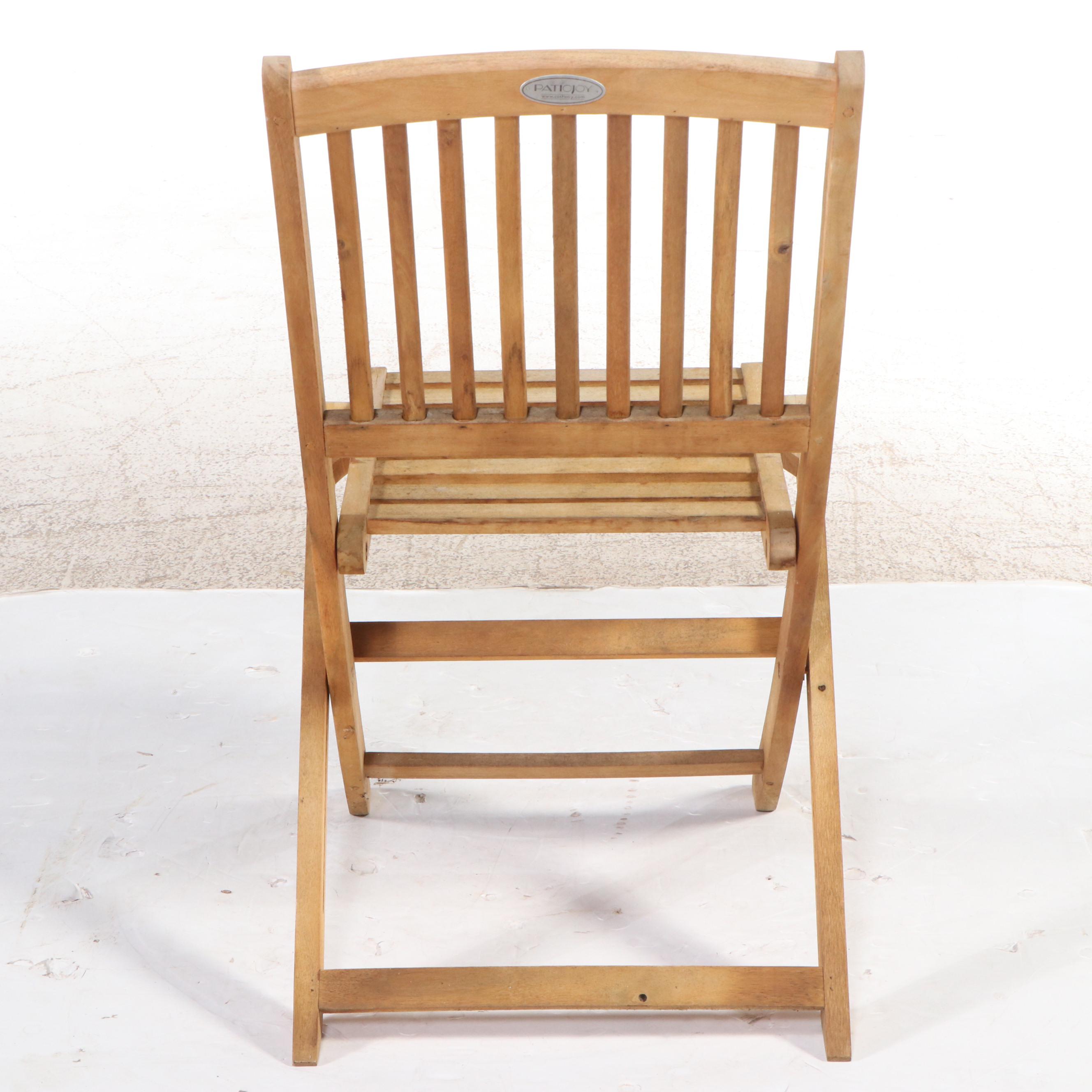 Patio Joy Wooden Folding Table and Chairs